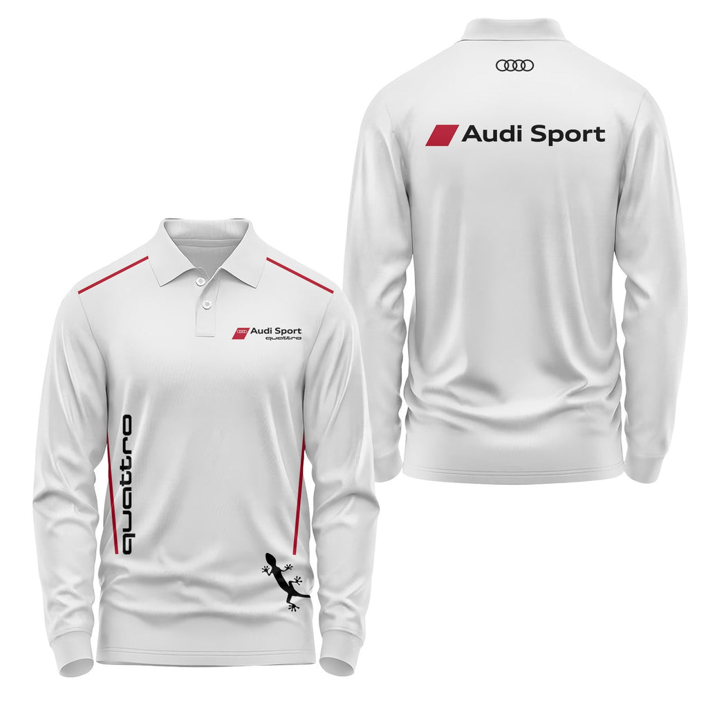 Audi Long Sleeve Polo USPL754