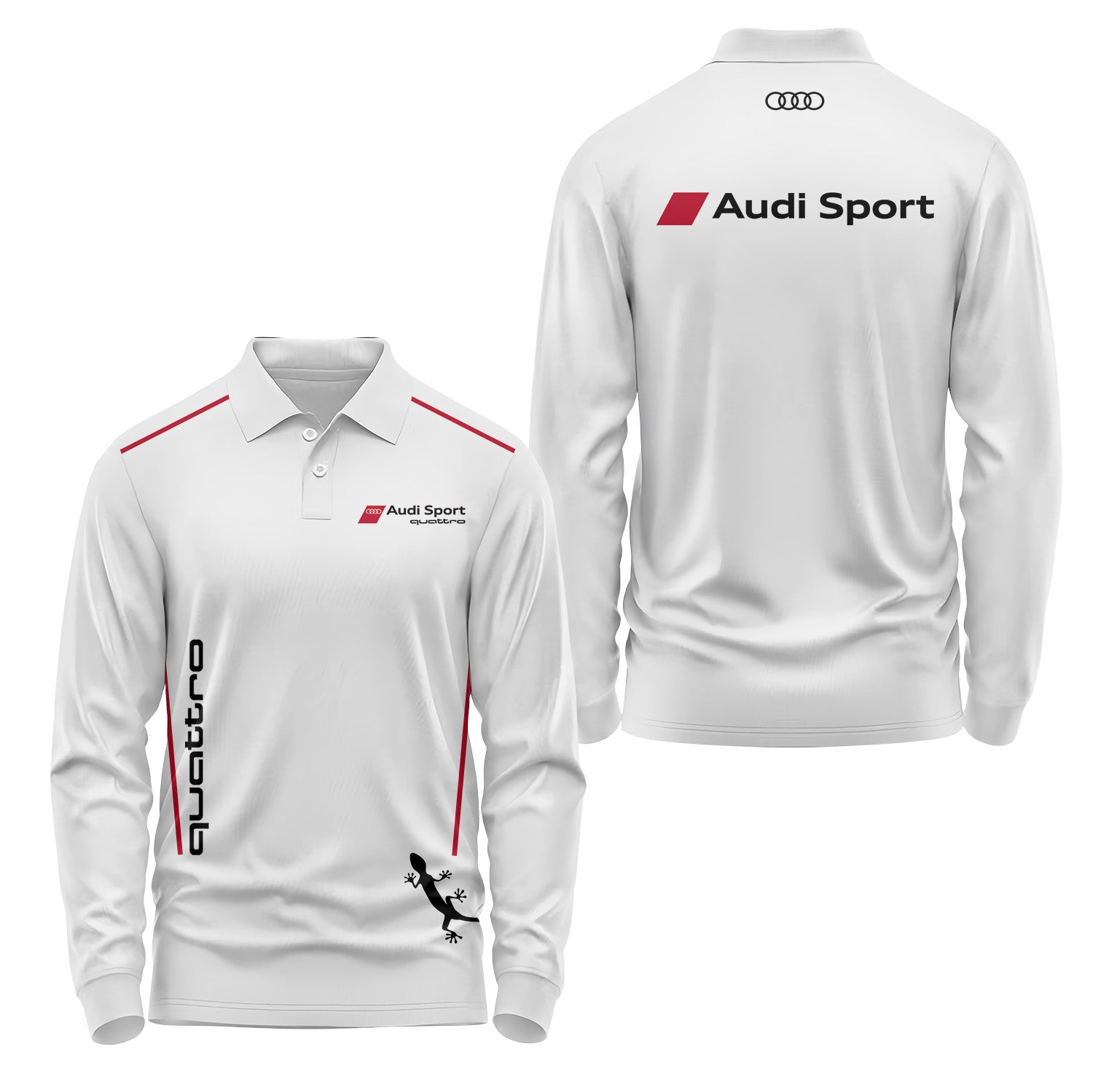 Audi Long Sleeve Polo USPL754