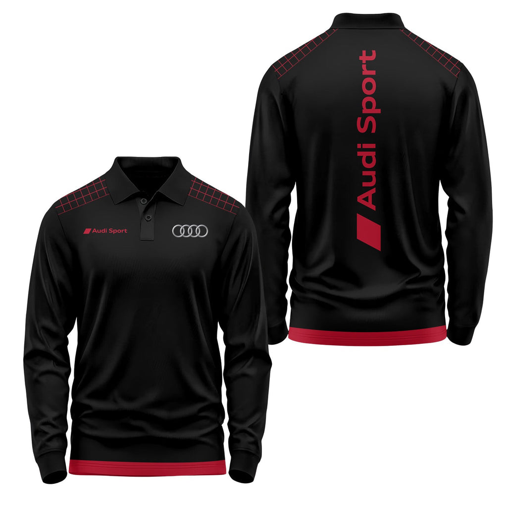 Audi Long Sleeve Polo USPL753