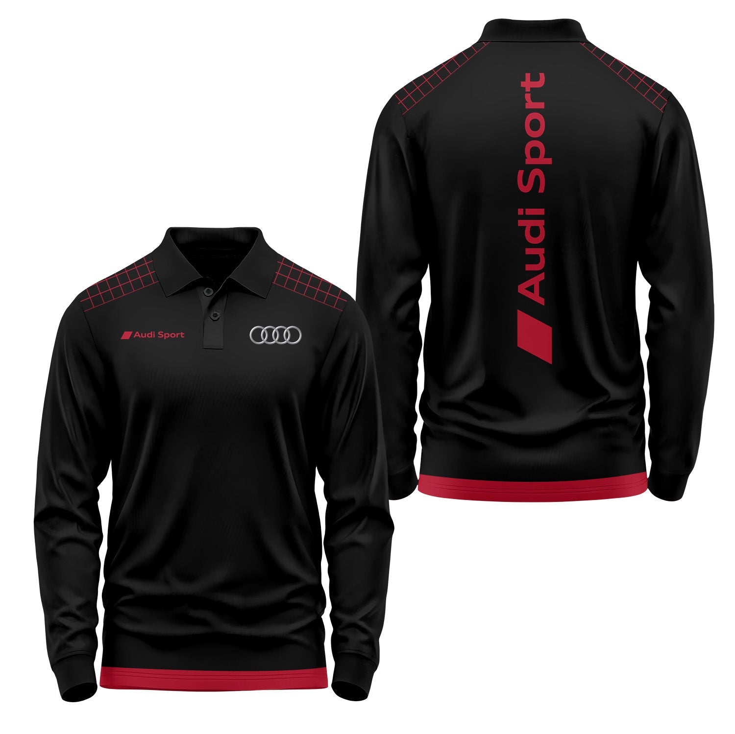Audi Long Sleeve Polo USPL753