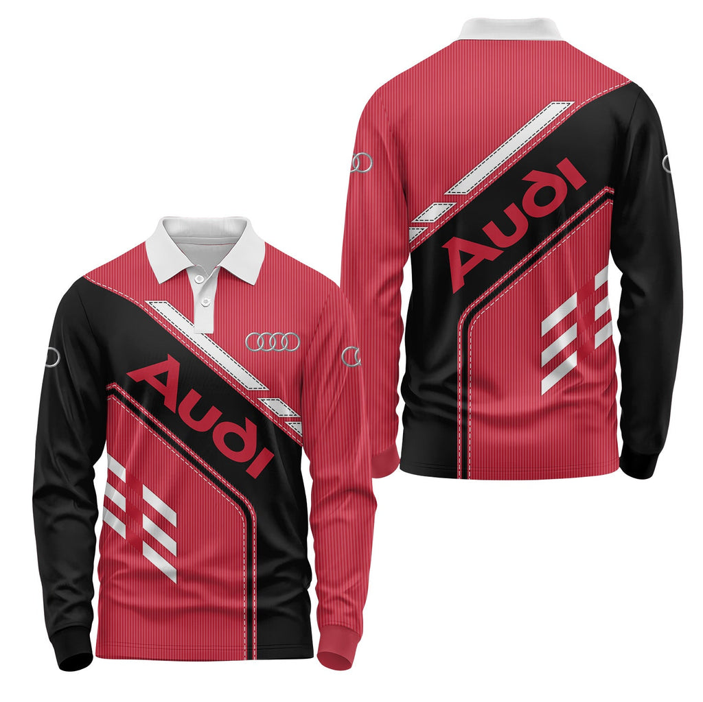 Audi Long Sleeve Polo USPL779