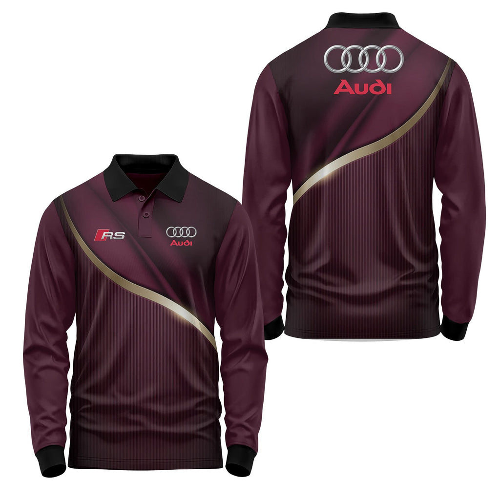Audi Long Sleeve Polo USPL764