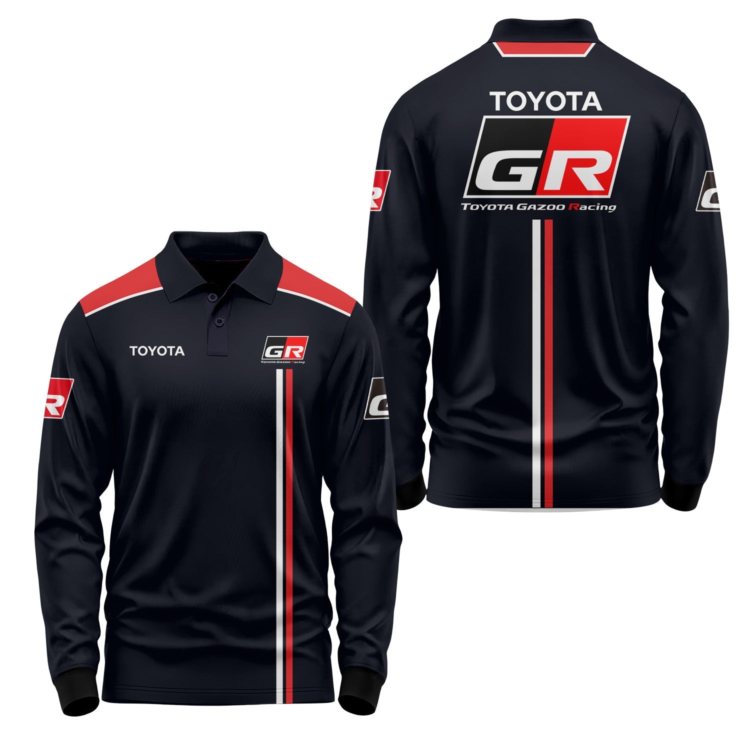 Toyota Long Sleeve Polo USPL811