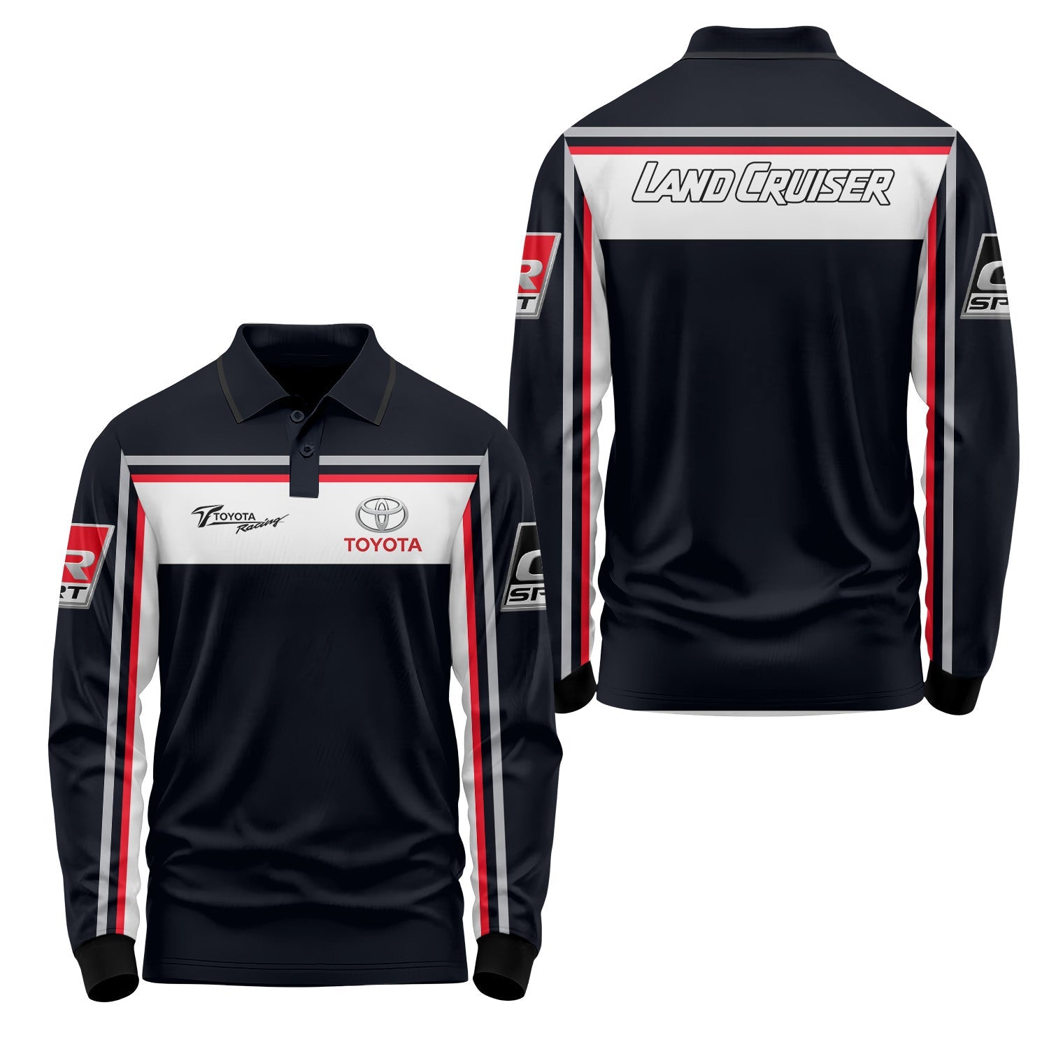 Toyota Long Sleeve Polo USPL809