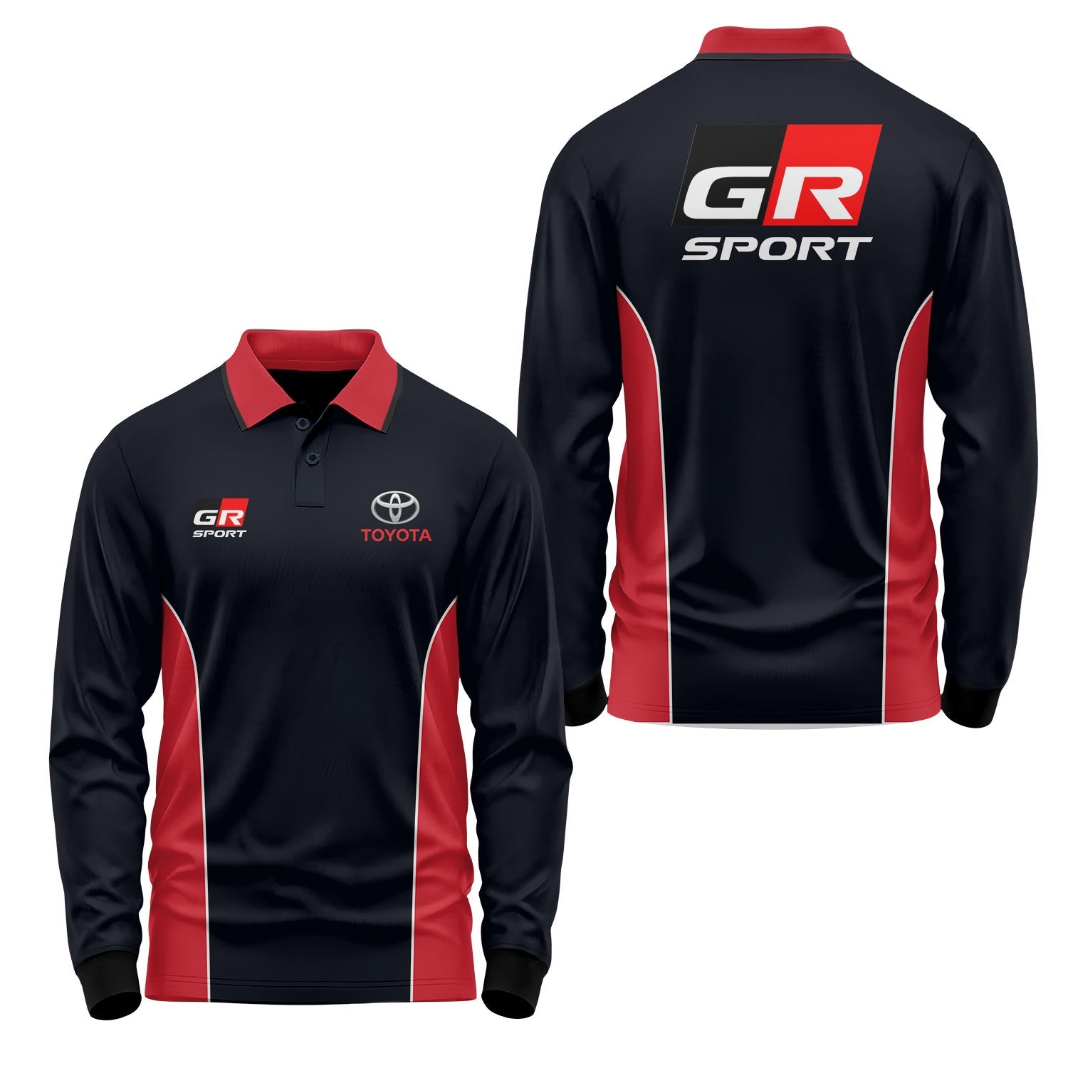 Toyota Long Sleeve Polo USPL807