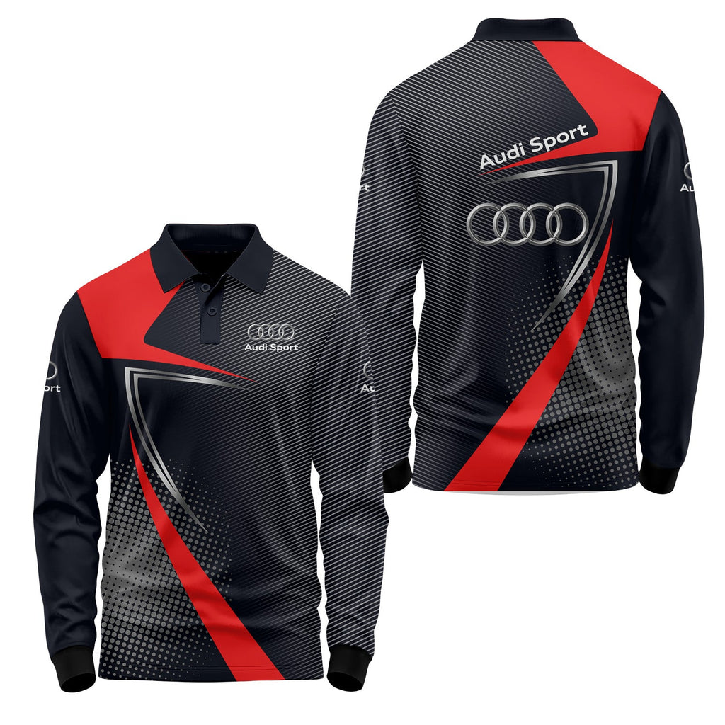 Audi Long Sleeve Polo USPL778