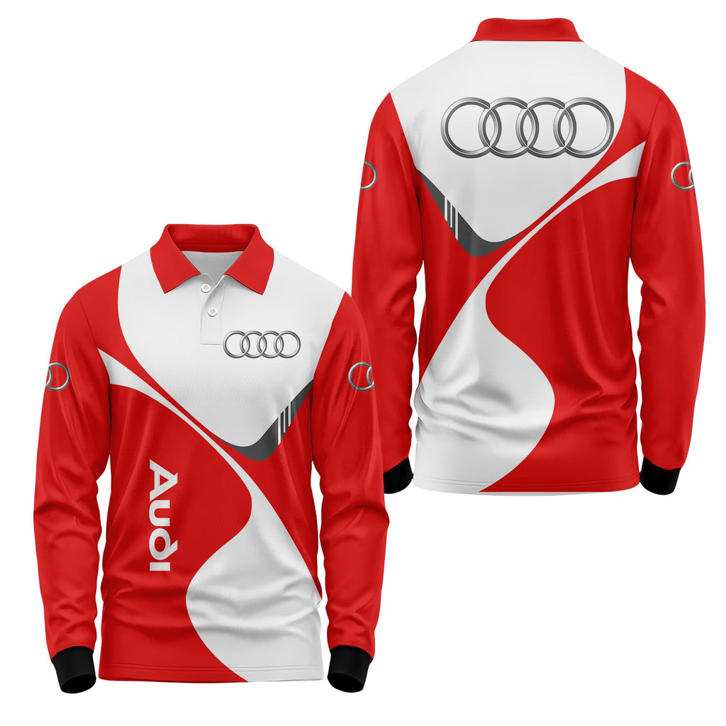 Audi Long Sleeve Polo USPL772