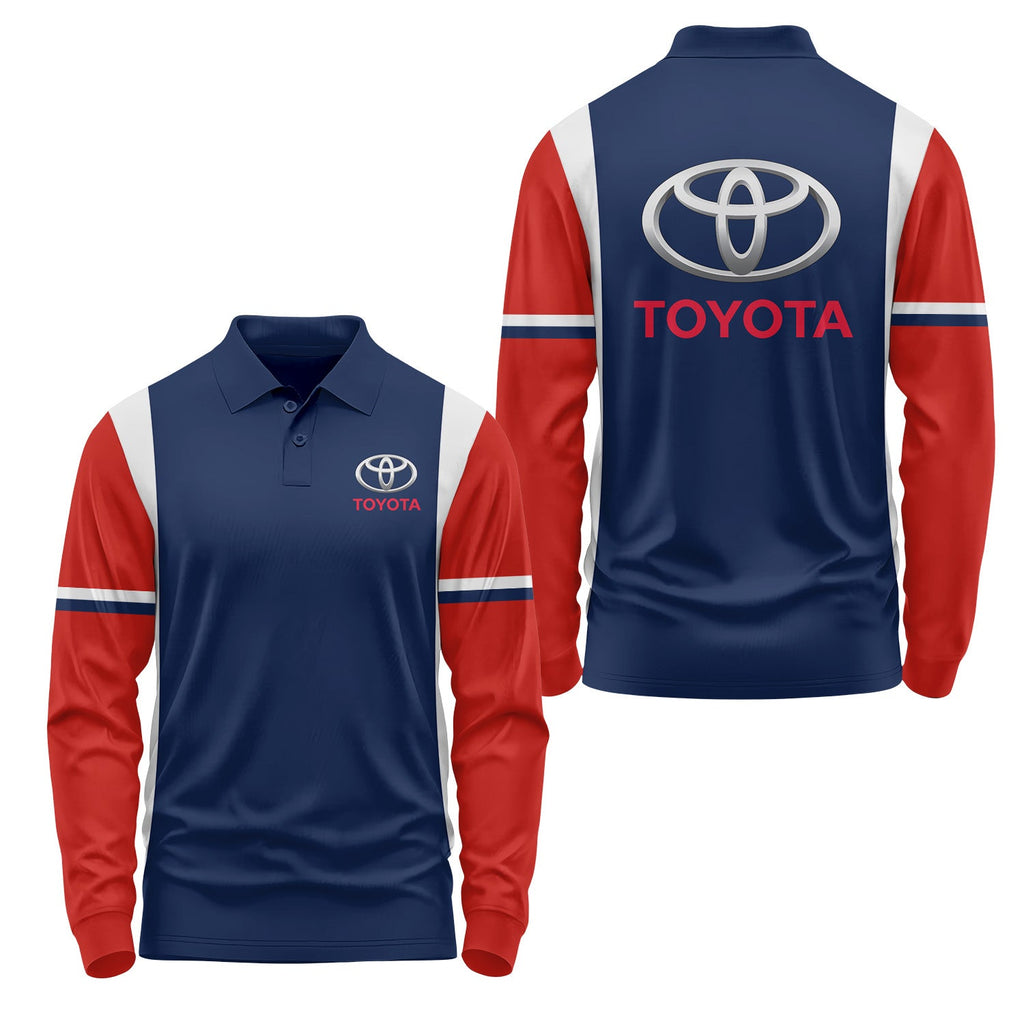Toyota Long Sleeve Polo USPL826