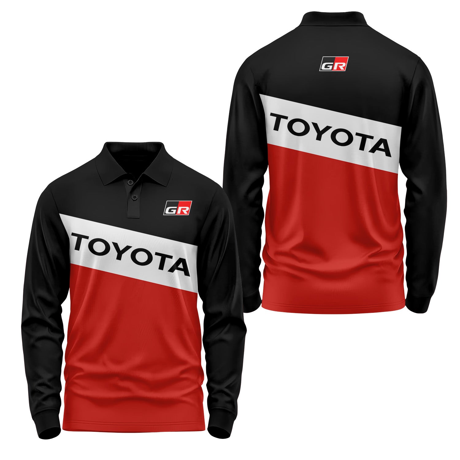 Toyota Long Sleeve Polo USPL823