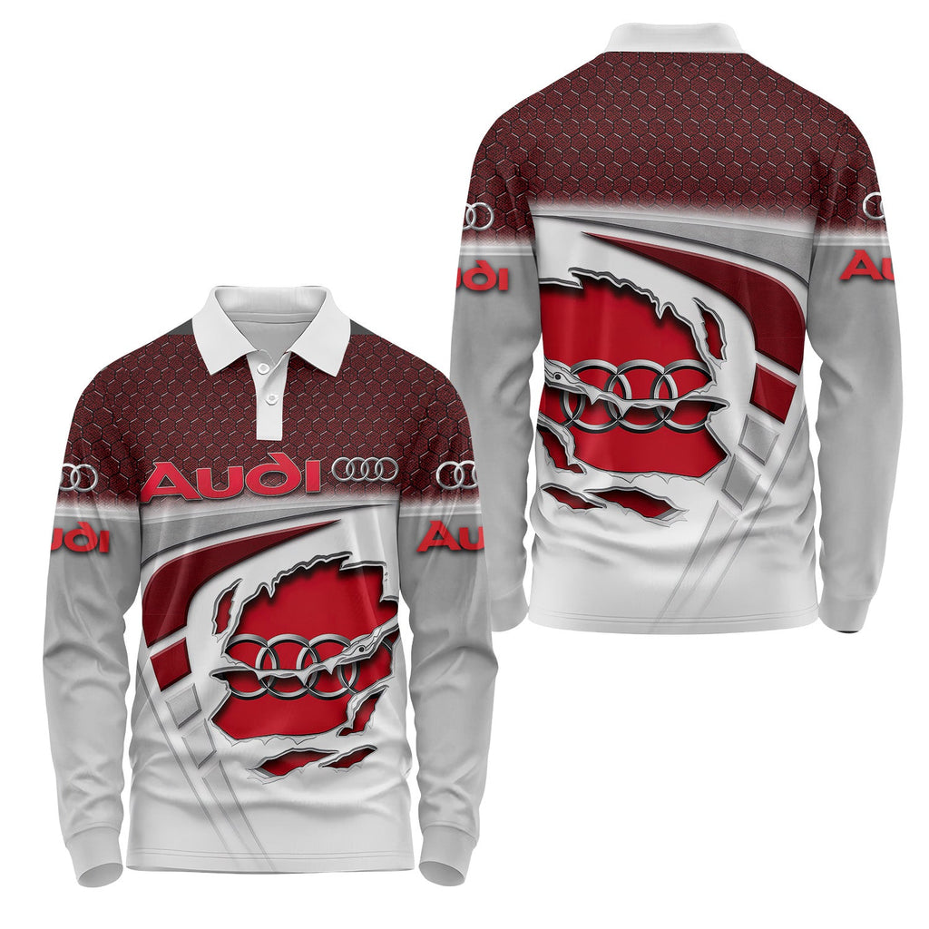 Audi Long Sleeve Polo USPL788