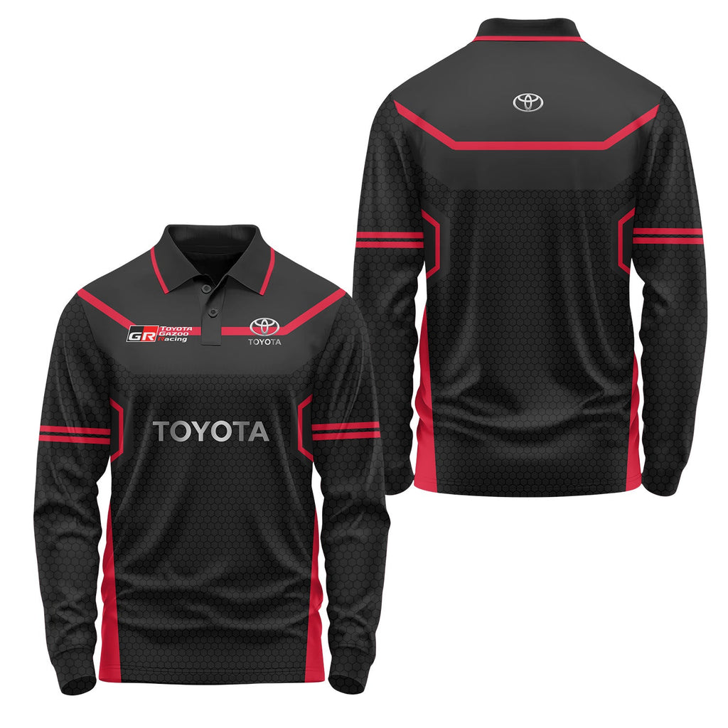 Toyota Long Sleeve Polo USPL804