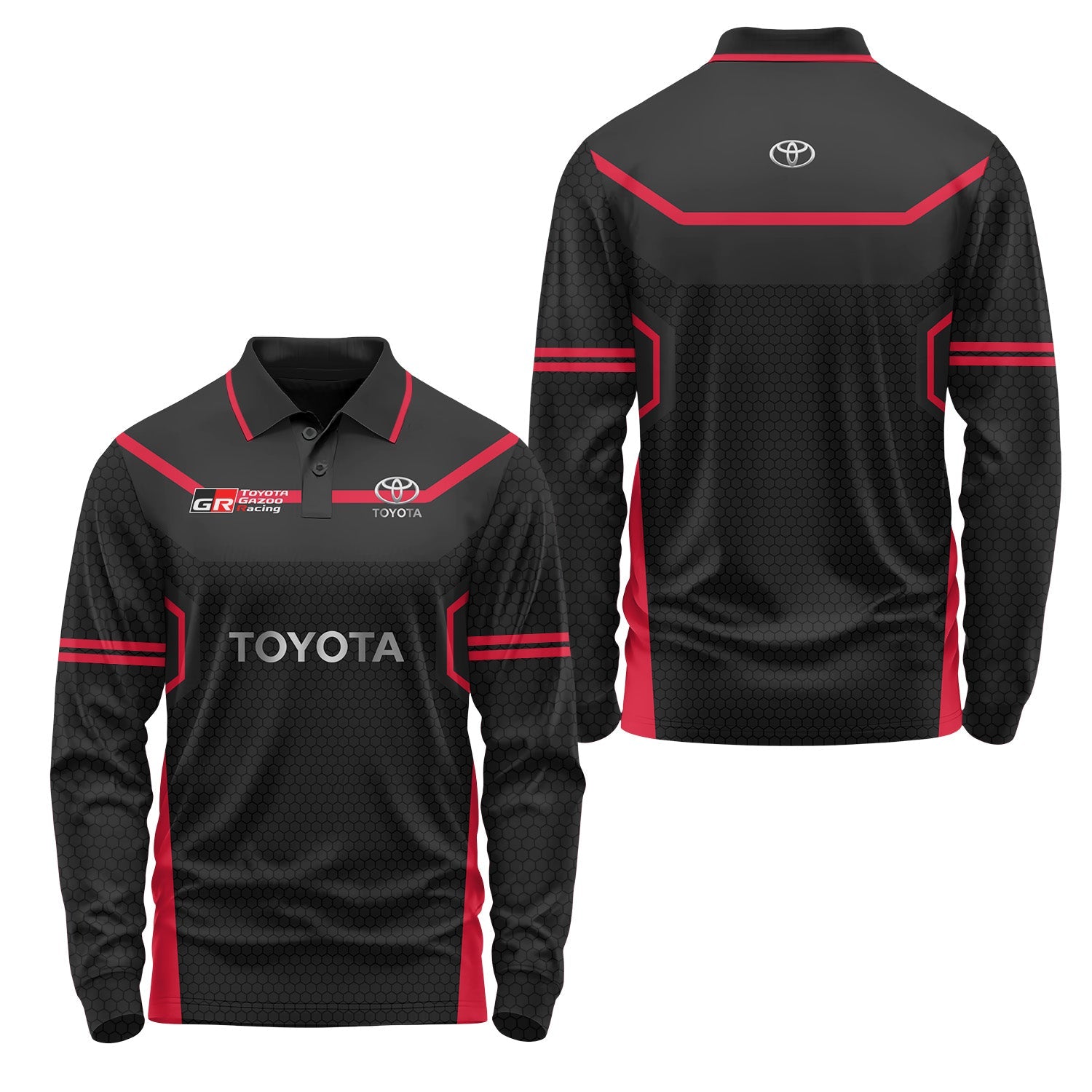 Toyota Long Sleeve Polo USPL804
