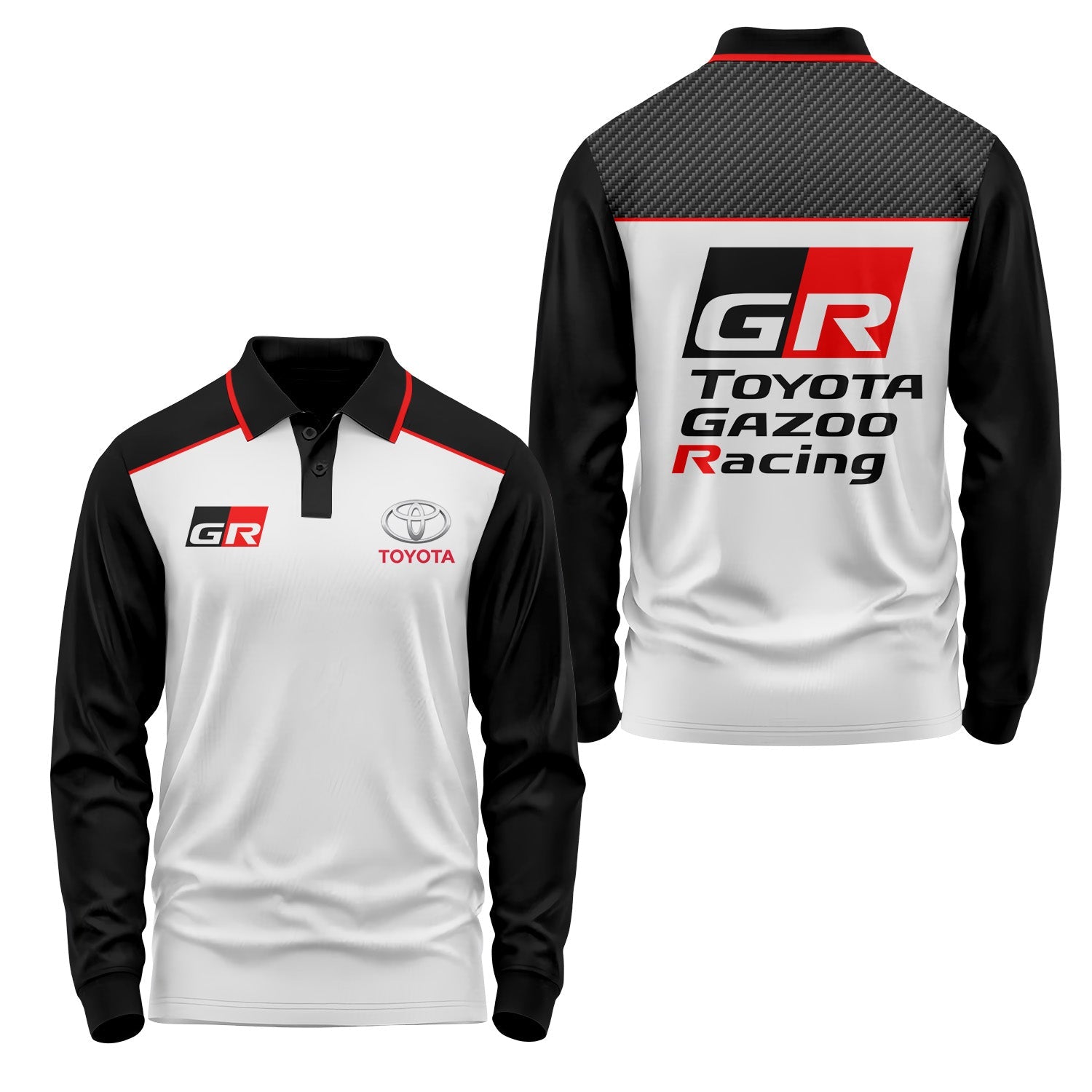 Toyota Long Sleeve Polo USPL803