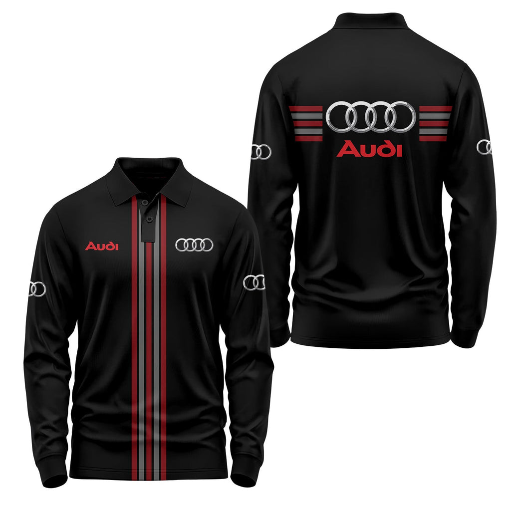 Audi Long Sleeve Polo USPL798