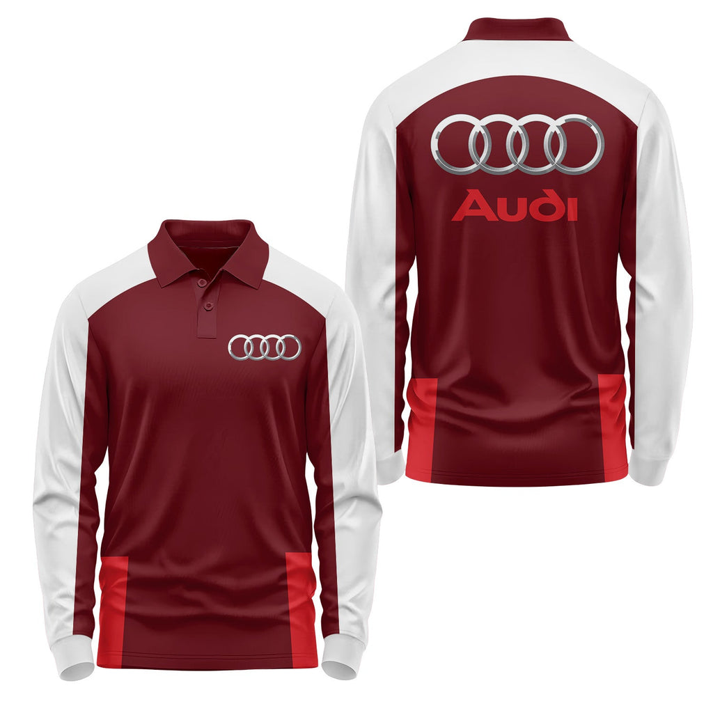 Audi Long Sleeve Polo USPL791