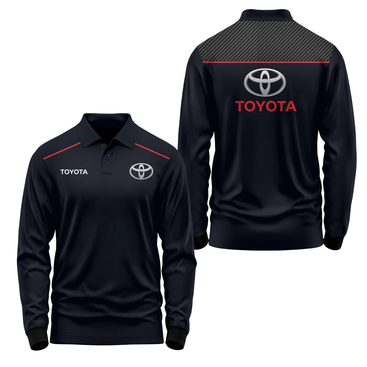 Toyota Long Sleeve Polo USPL859