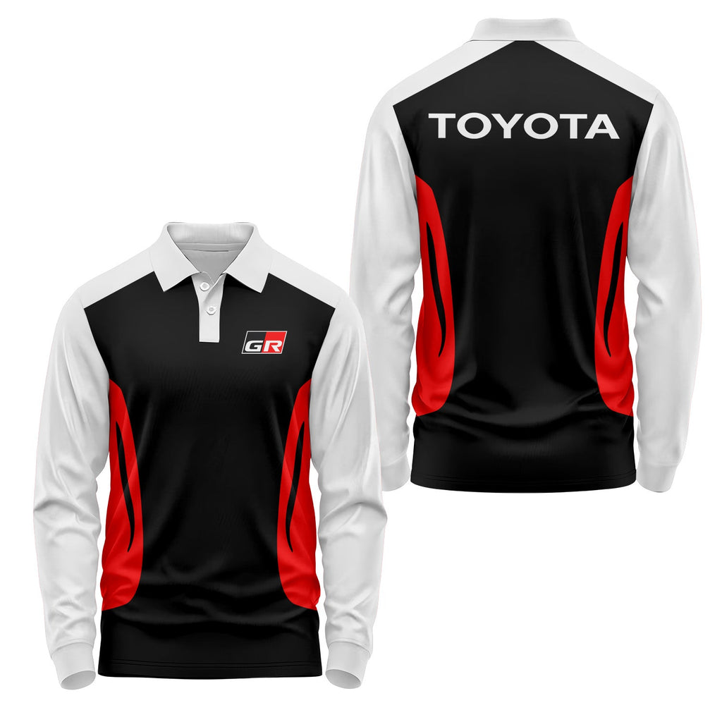 Toyota Long Sleeve Polo USPL820
