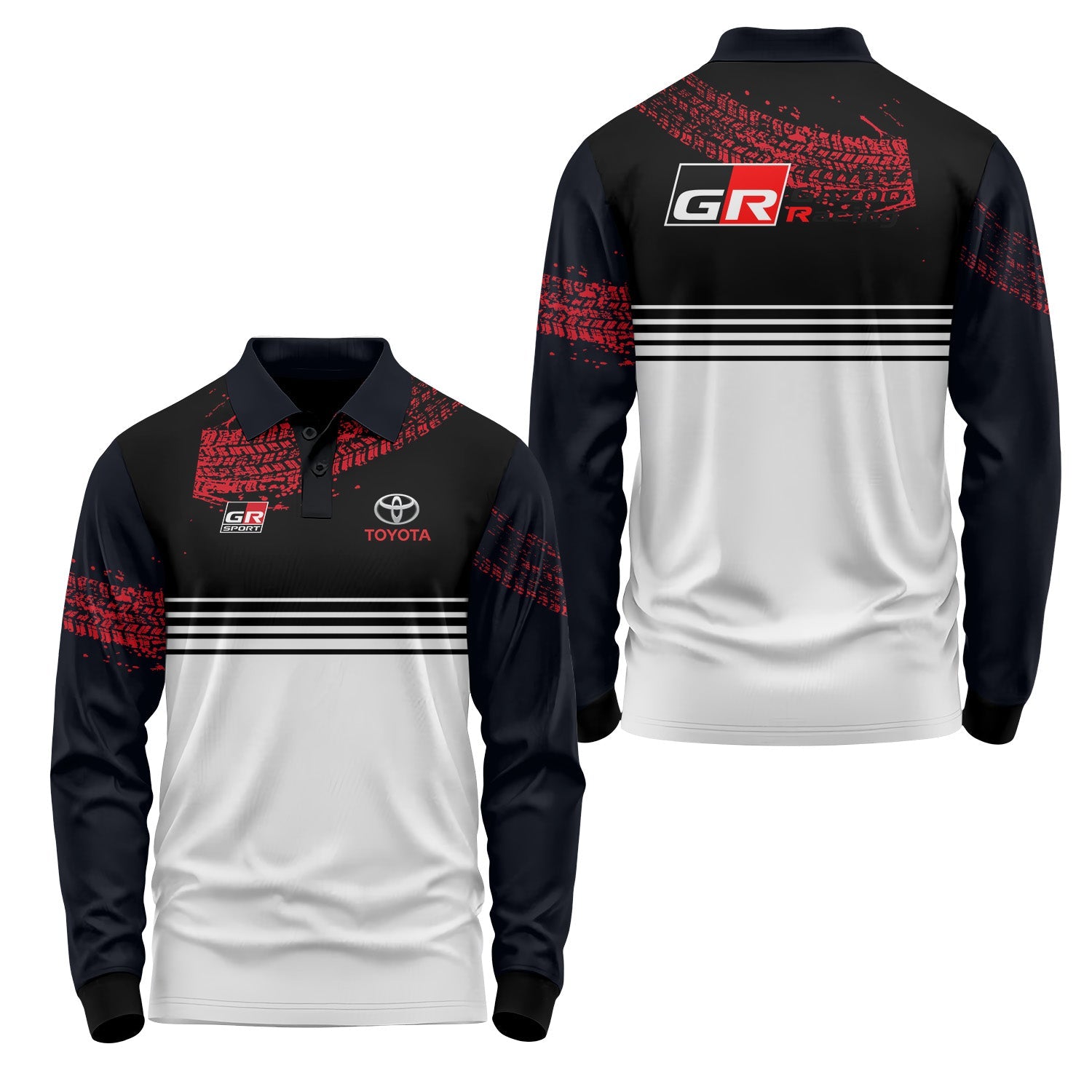 Toyota Long Sleeve Polo USPL816