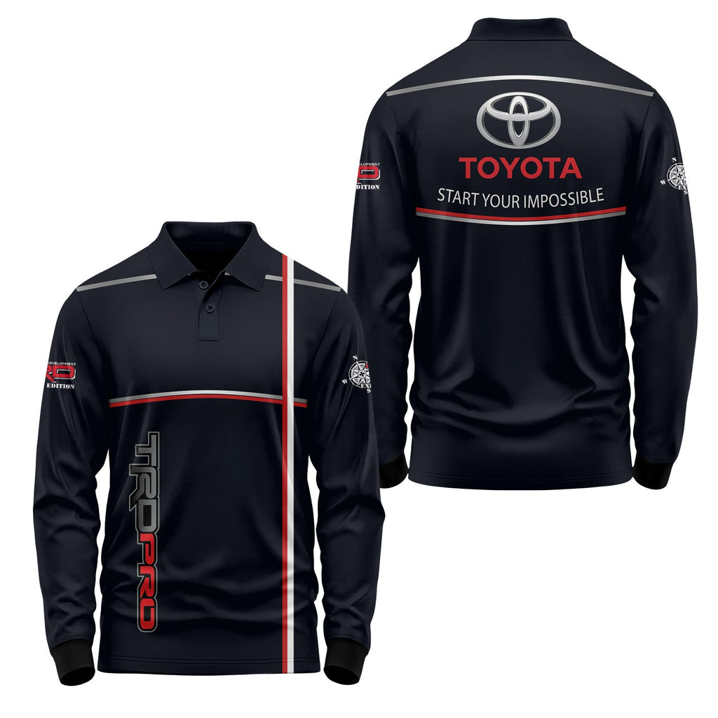 Toyota Long Sleeve Polo USPL817