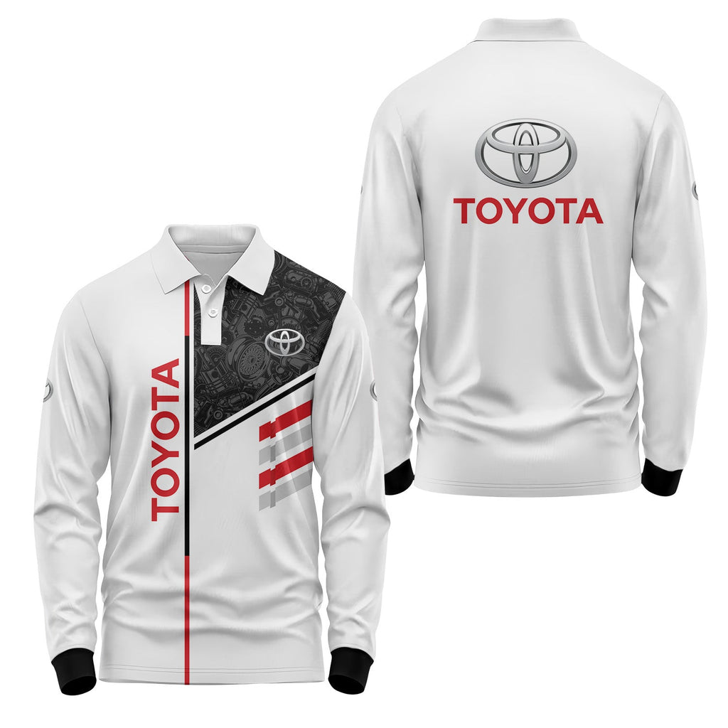 Toyota Long Sleeve Polo USPL846