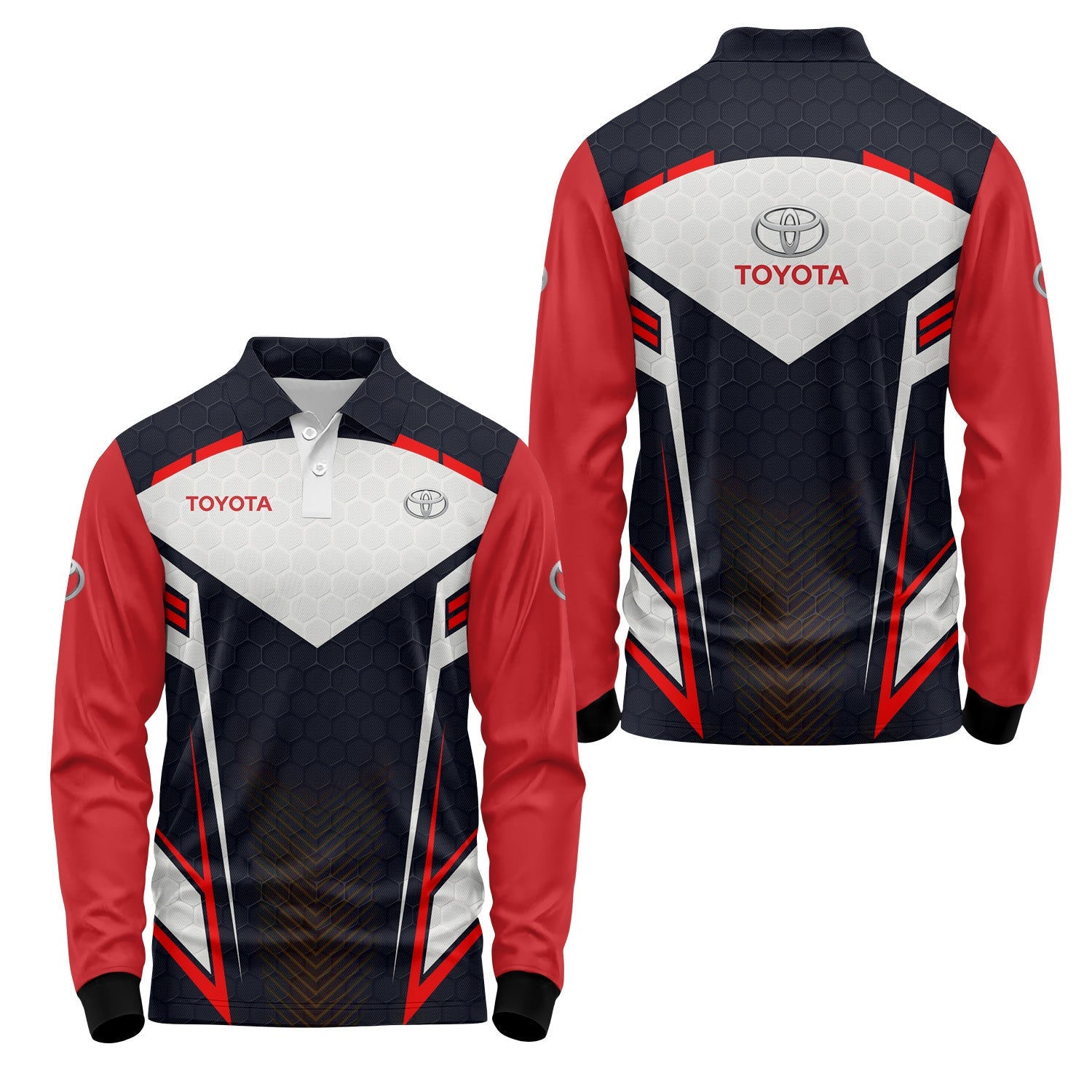 Toyota Long Sleeve Polo USPL864