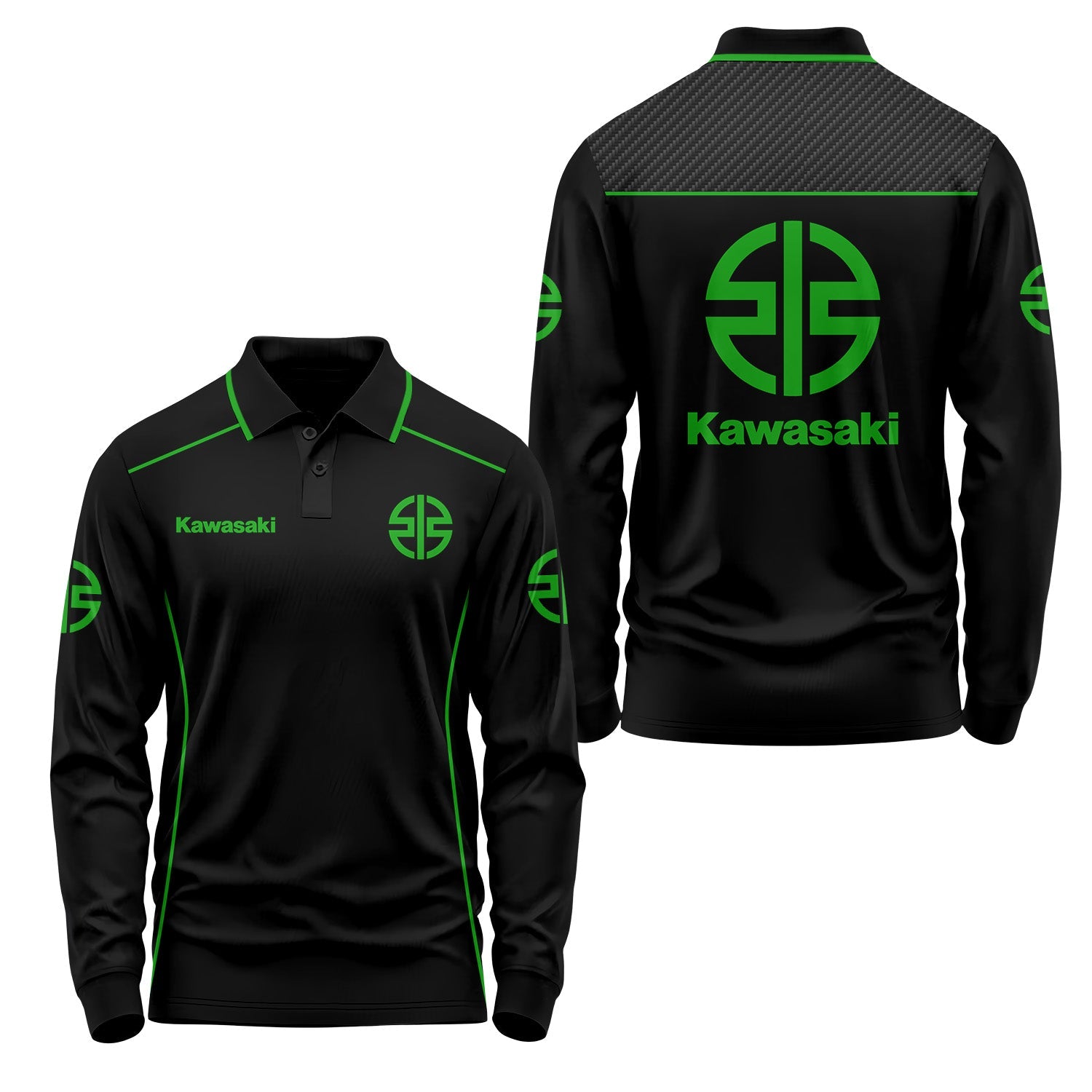 Kawasaki Long Sleeve Polo USPL922
