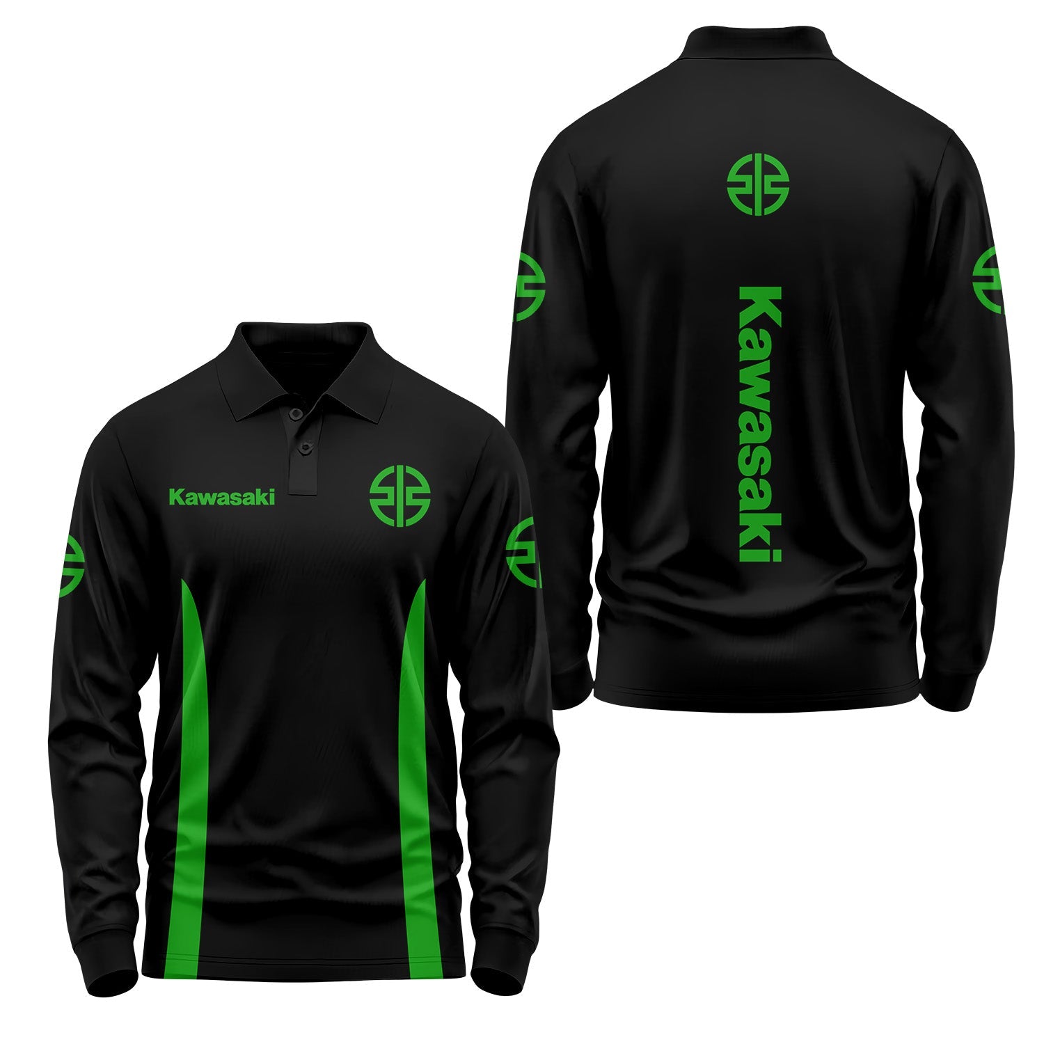 Kawasaki Long Sleeve Polo USPL912