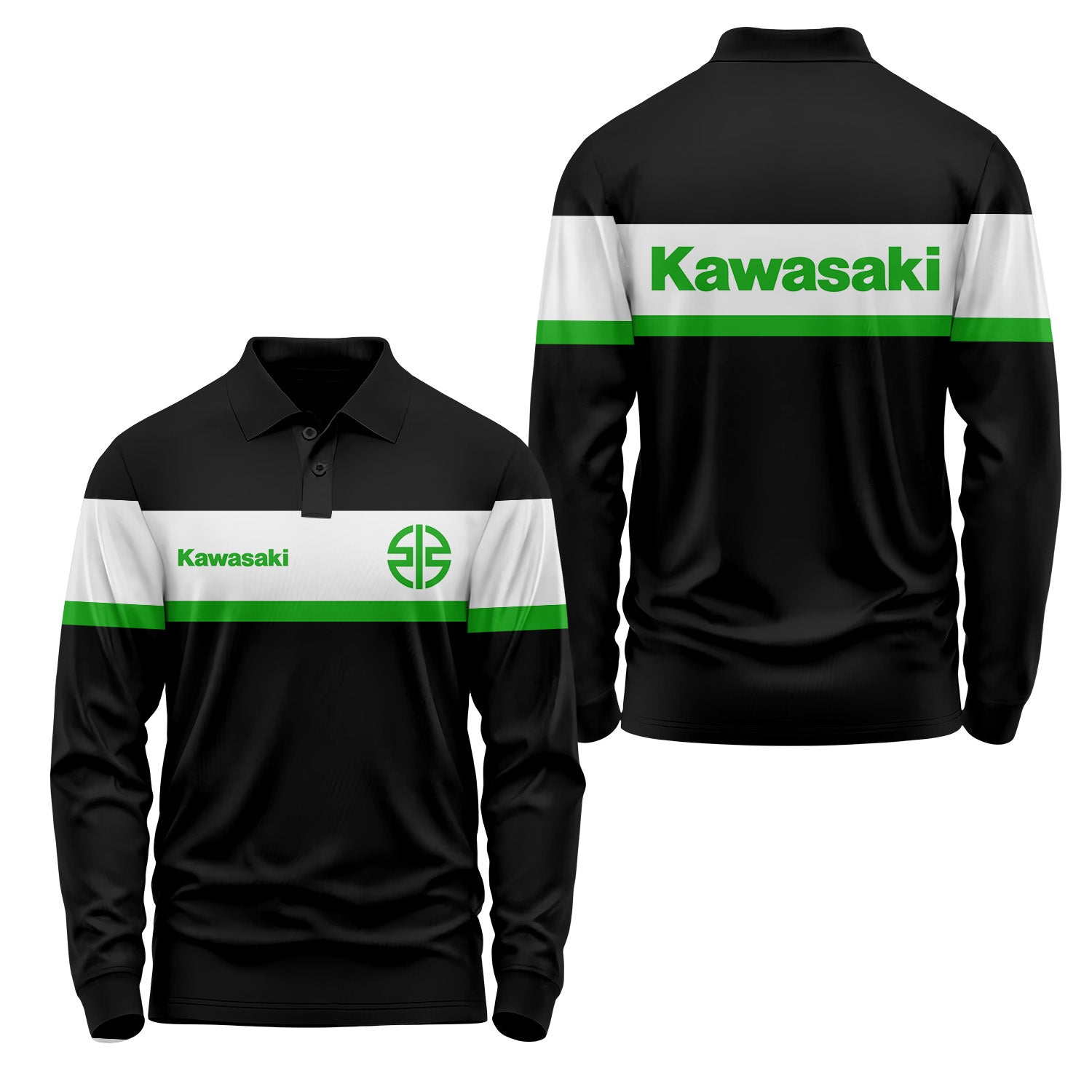 Kawasaki Long Sleeve Polo USPL911