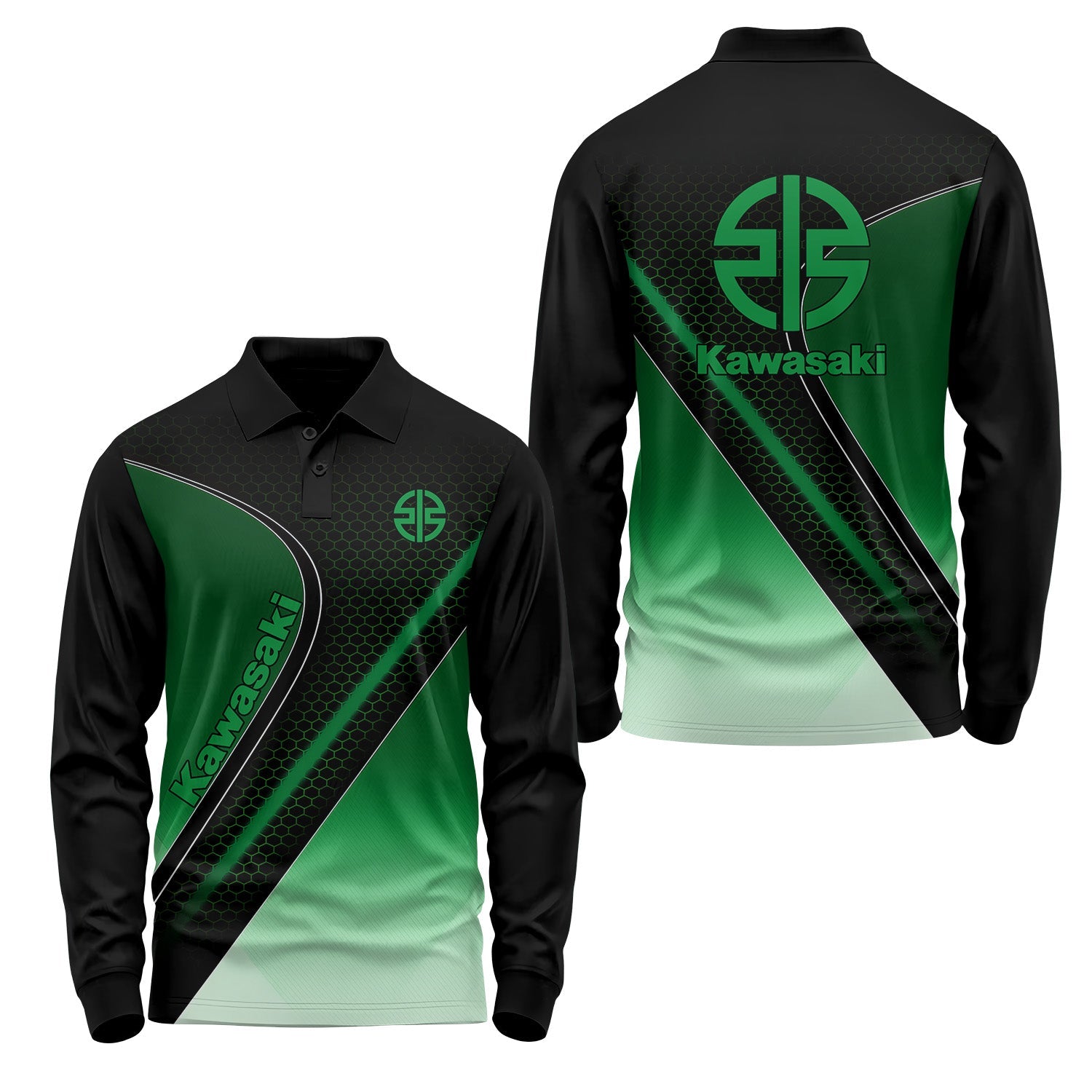 Kawasaki Long Sleeve Polo USPL891
