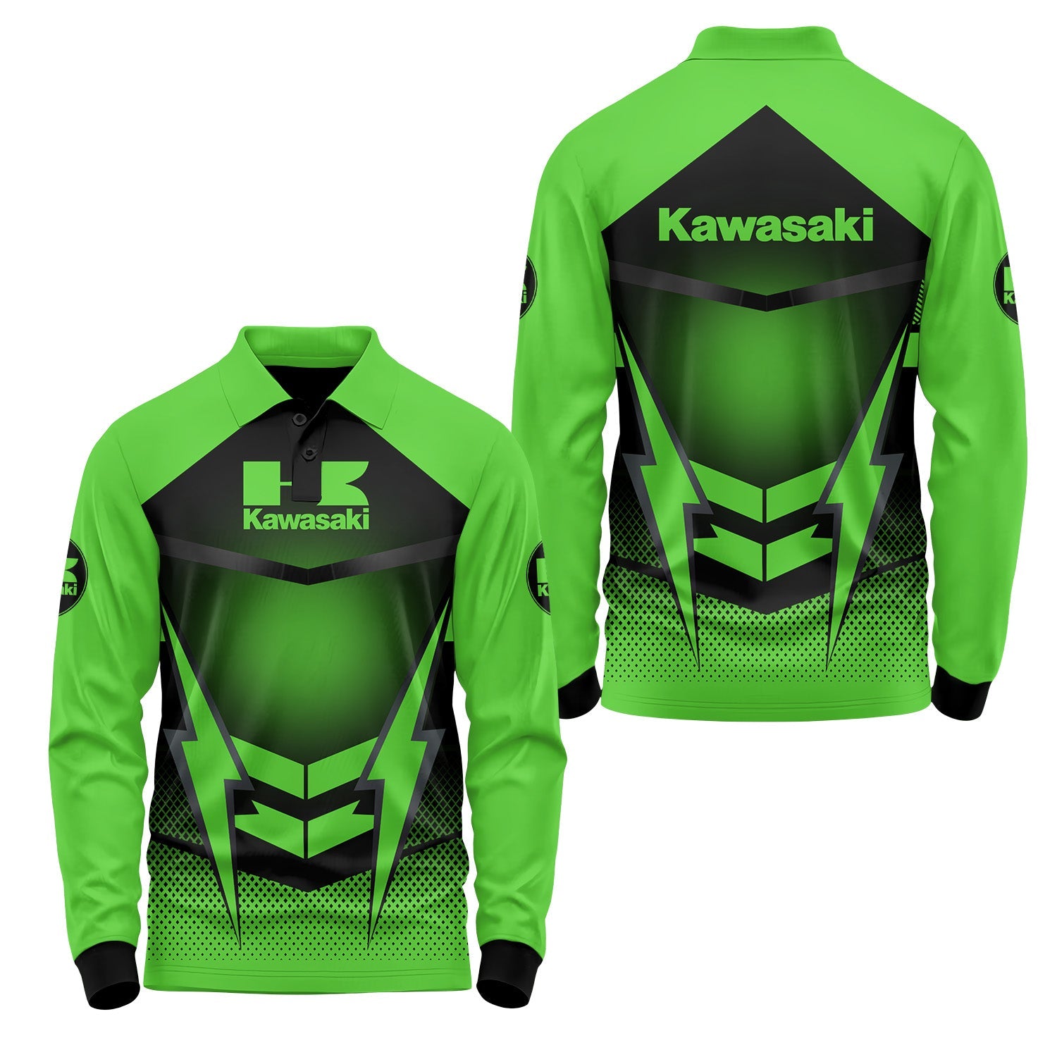 Kawasaki Long Sleeve Polo USPL896