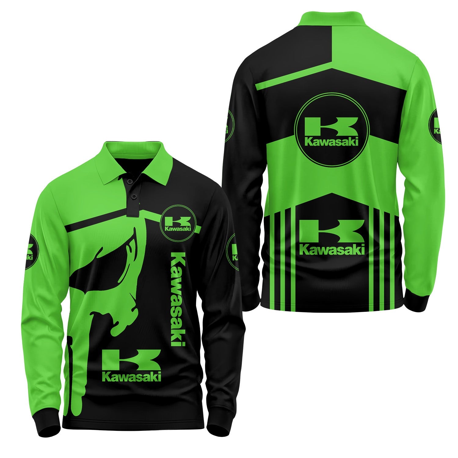 Kawasaki Long Sleeve Polo USPL894