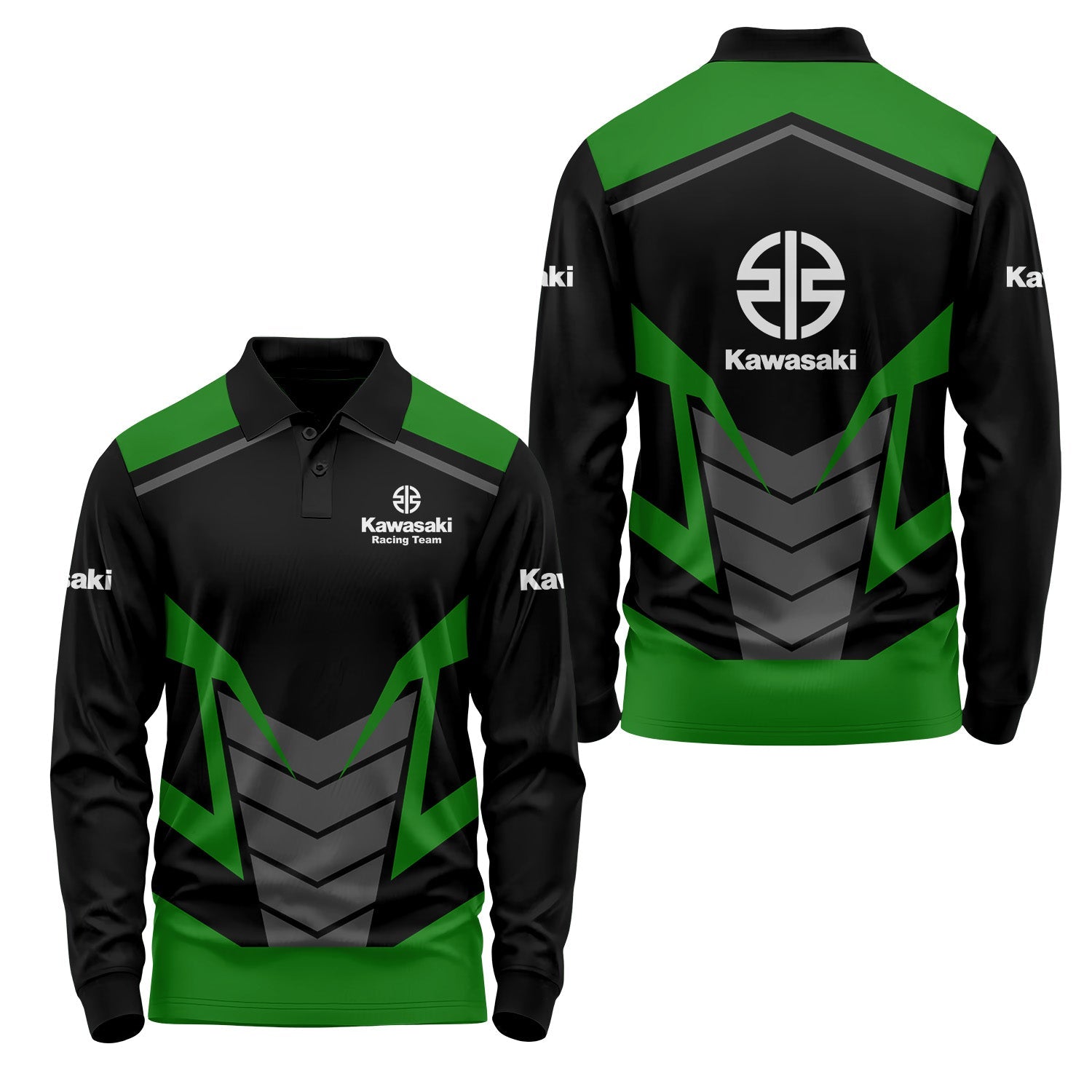 Kawasaki Long Sleeve Polo USPL875