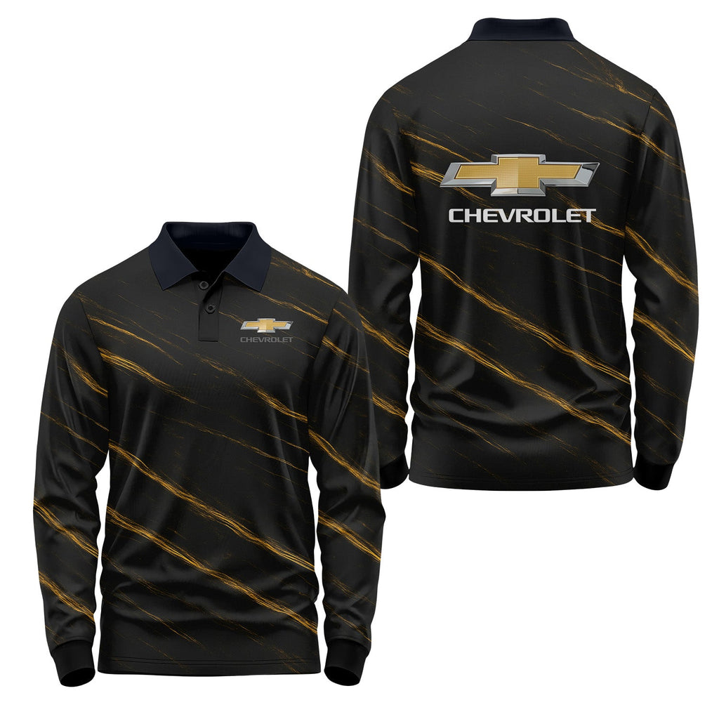 Chevrolet Long Sleeve Polo USPL1005
