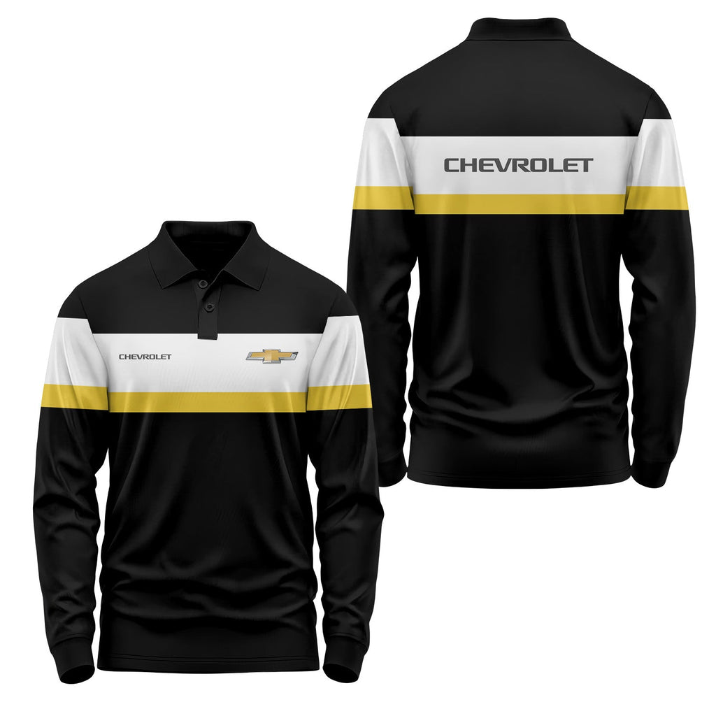 Chevrolet Long Sleeve Polo USPL1027