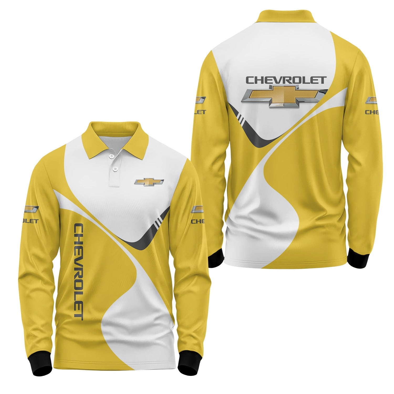 Chevrolet Long Sleeve Polo USPL992