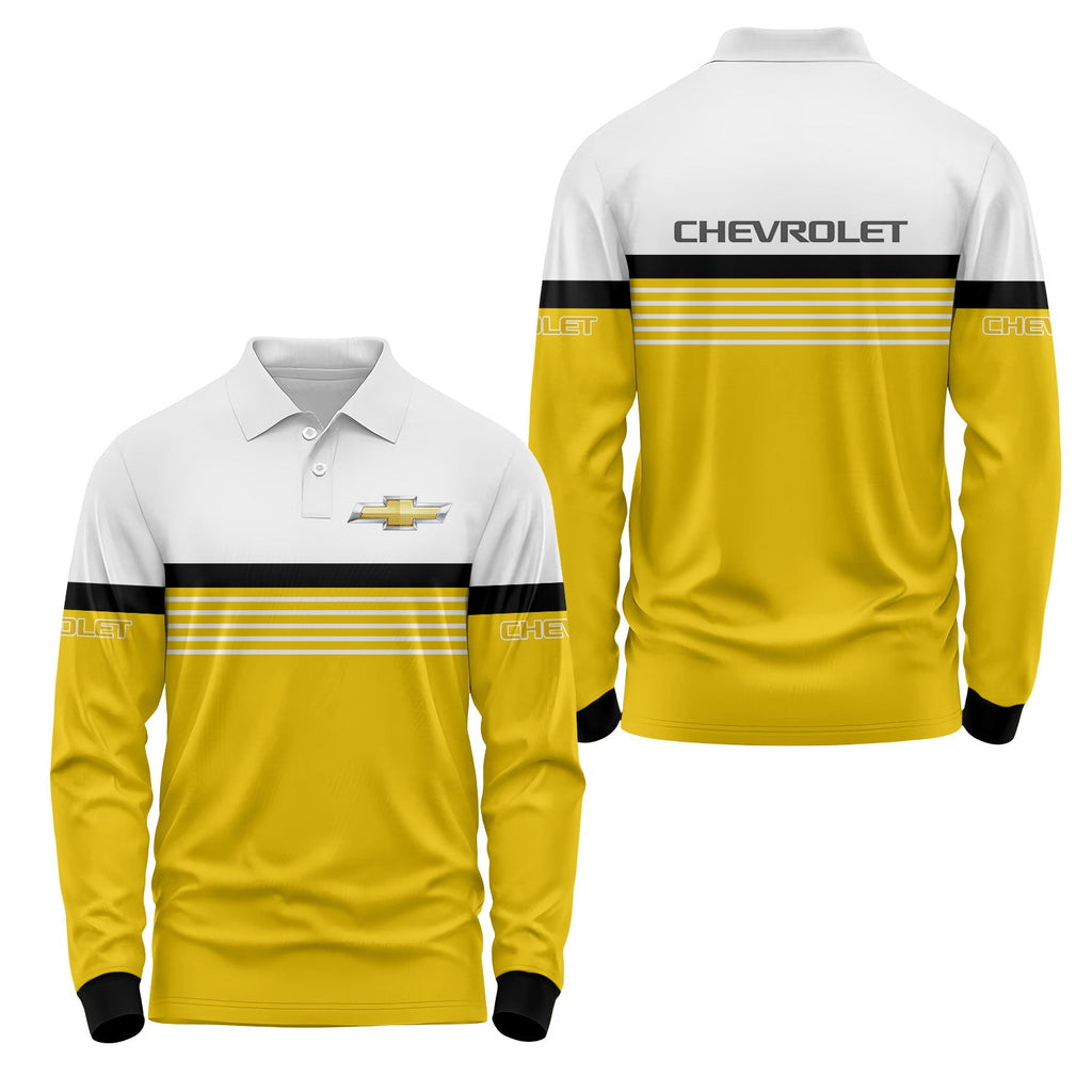 Chevrolet Long Sleeve Polo USPL1011