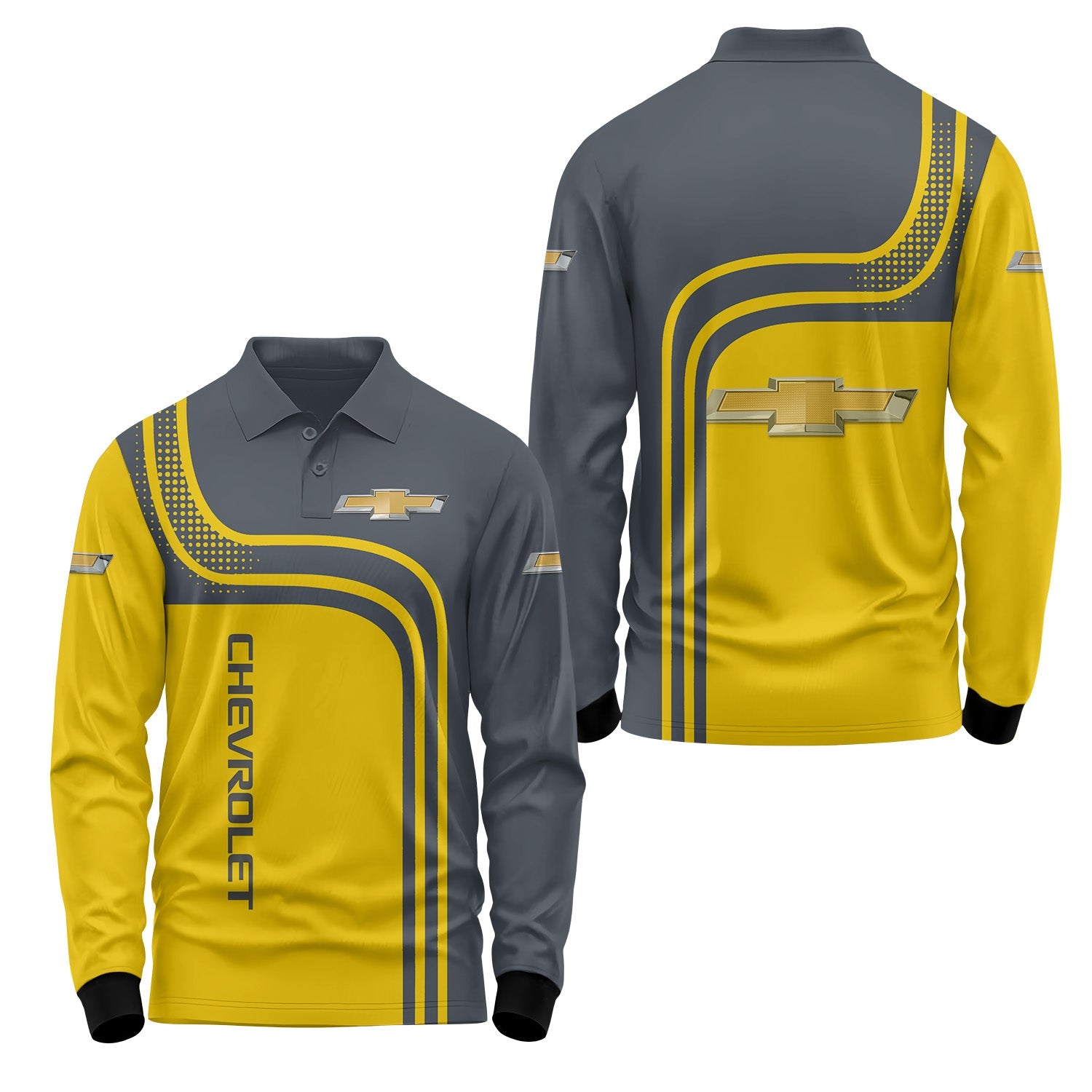 Chevrolet Long Sleeve Polo USPL1006