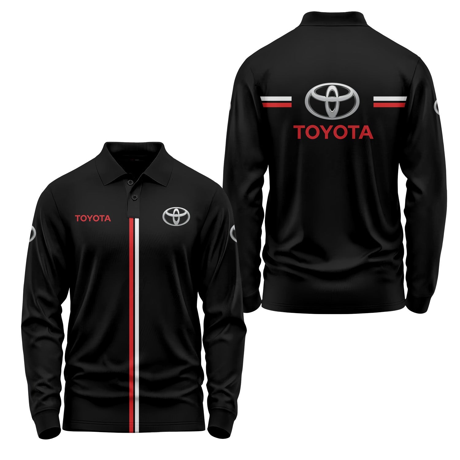 Toyota Long Sleeve Polo USPL854