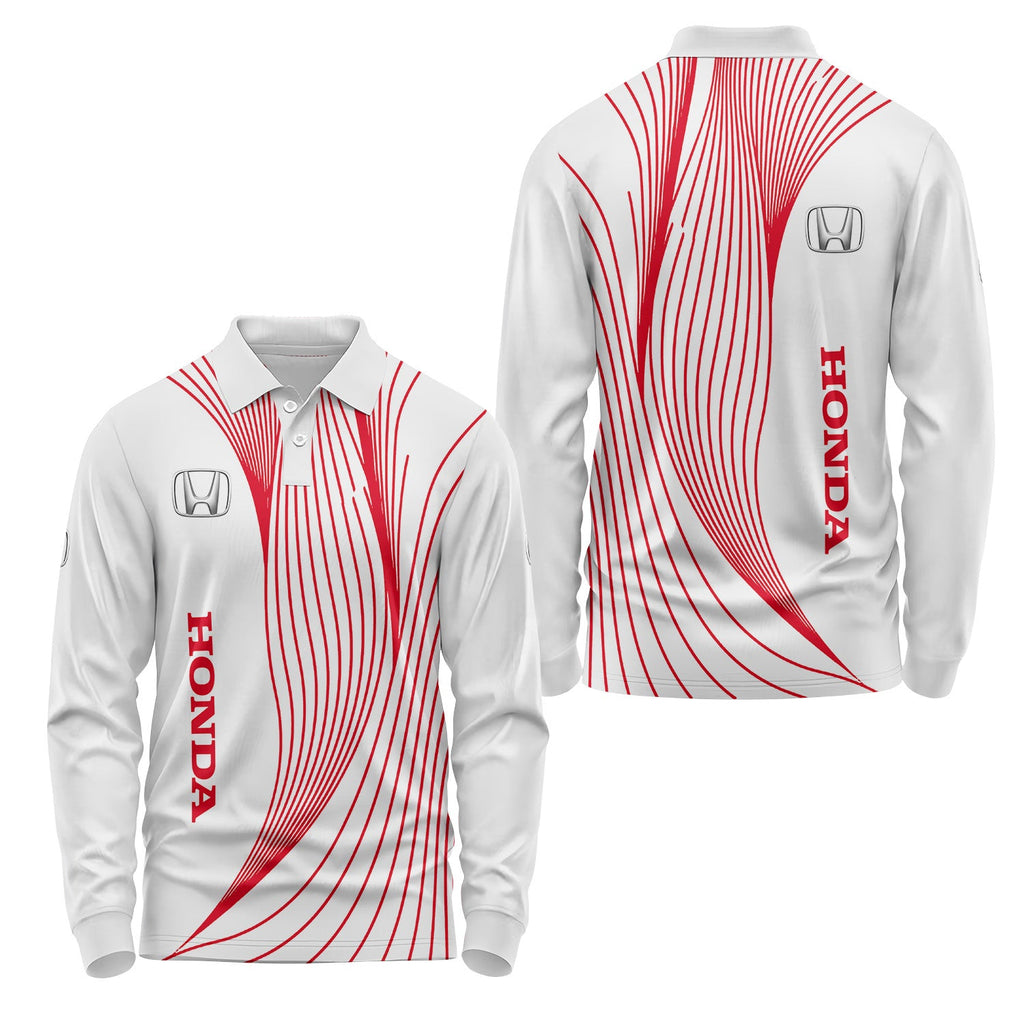 Honda Long Sleeve Polo USPL1097