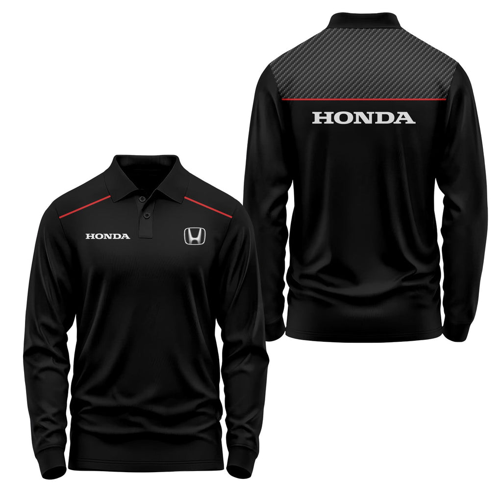 Honda Long Sleeve Polo USPL1087