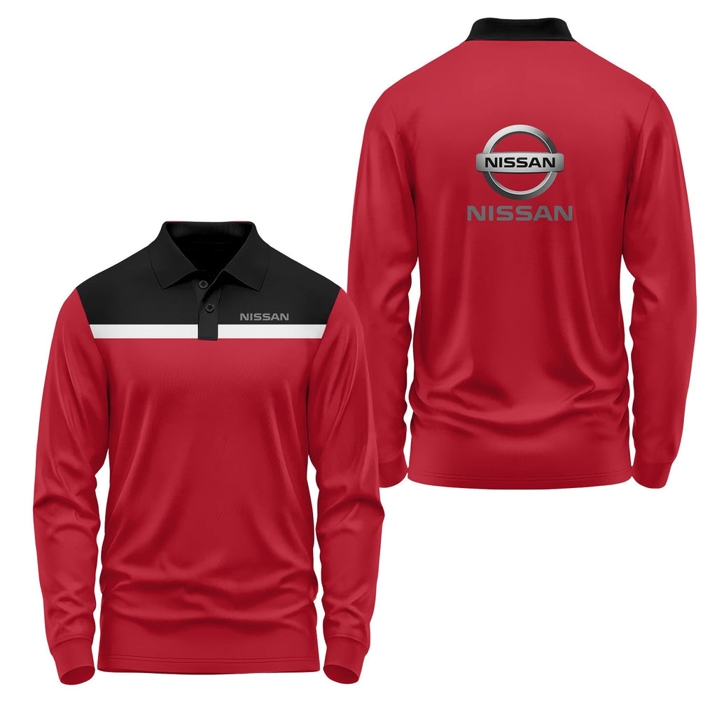 Nissan Long Sleeve Polo USPL1135