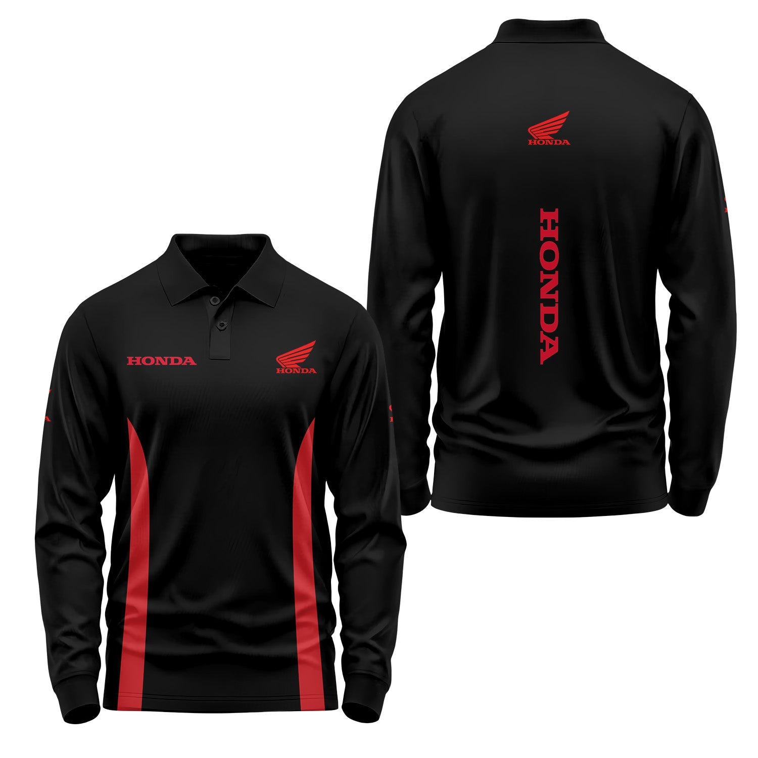 Honda Long Sleeve Polo USPL1090