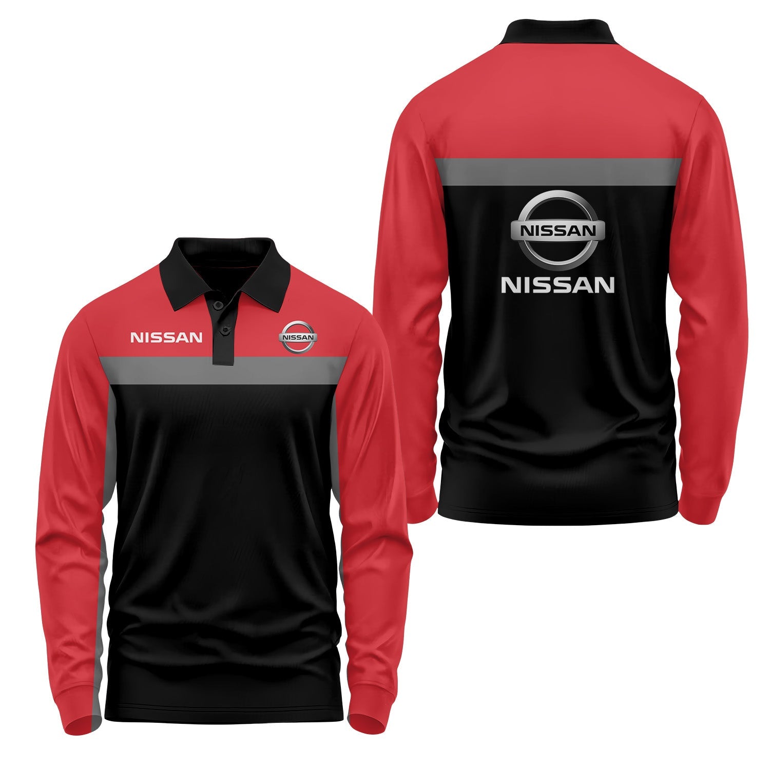 Nissan Long Sleeve Polo USPL1108