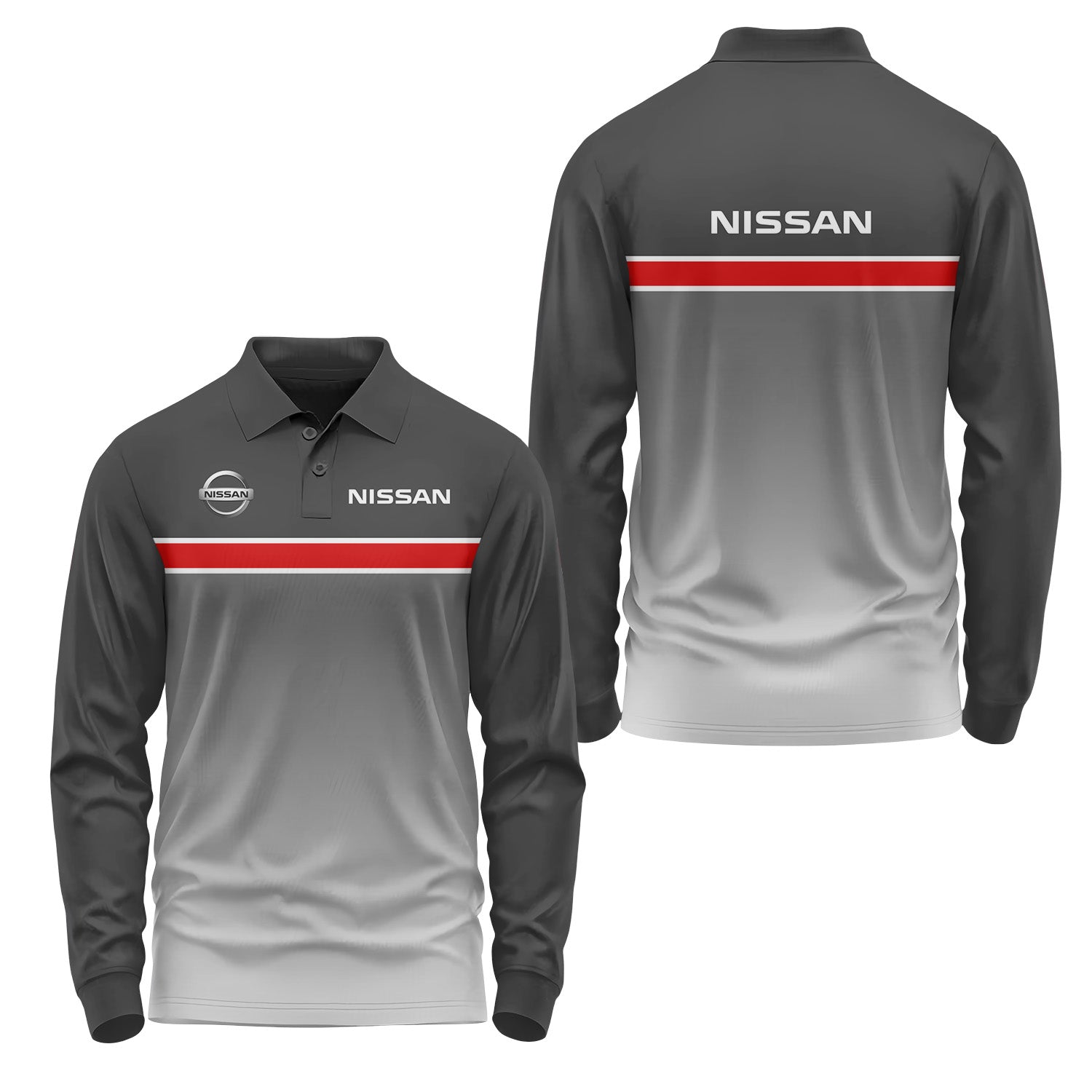 Nissan Long Sleeve Polo USPL1113
