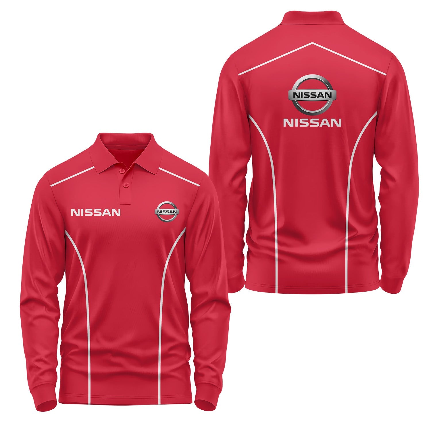 Nissan Long Sleeve Polo USPL1110