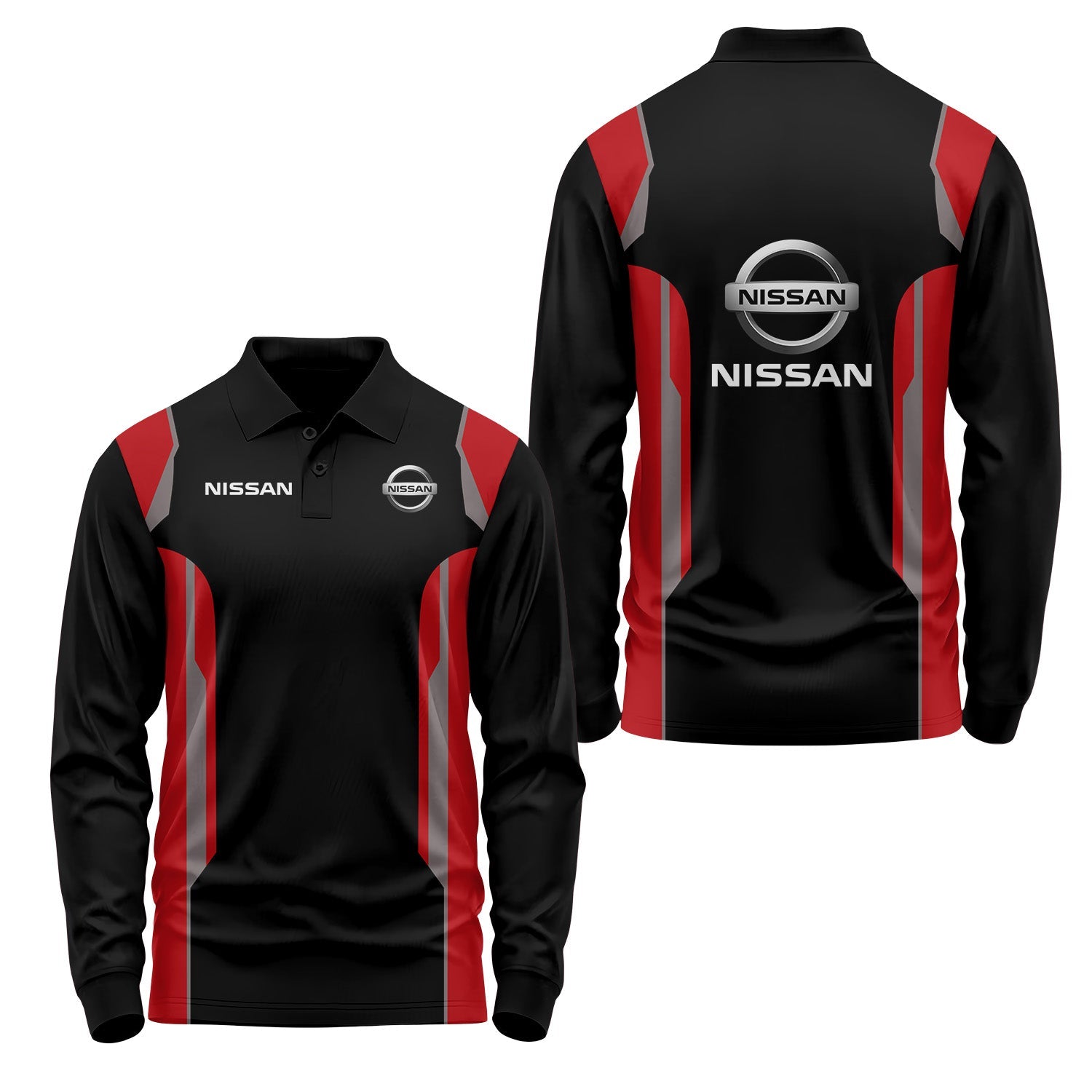 Nissan Long Sleeve Polo USPL1105
