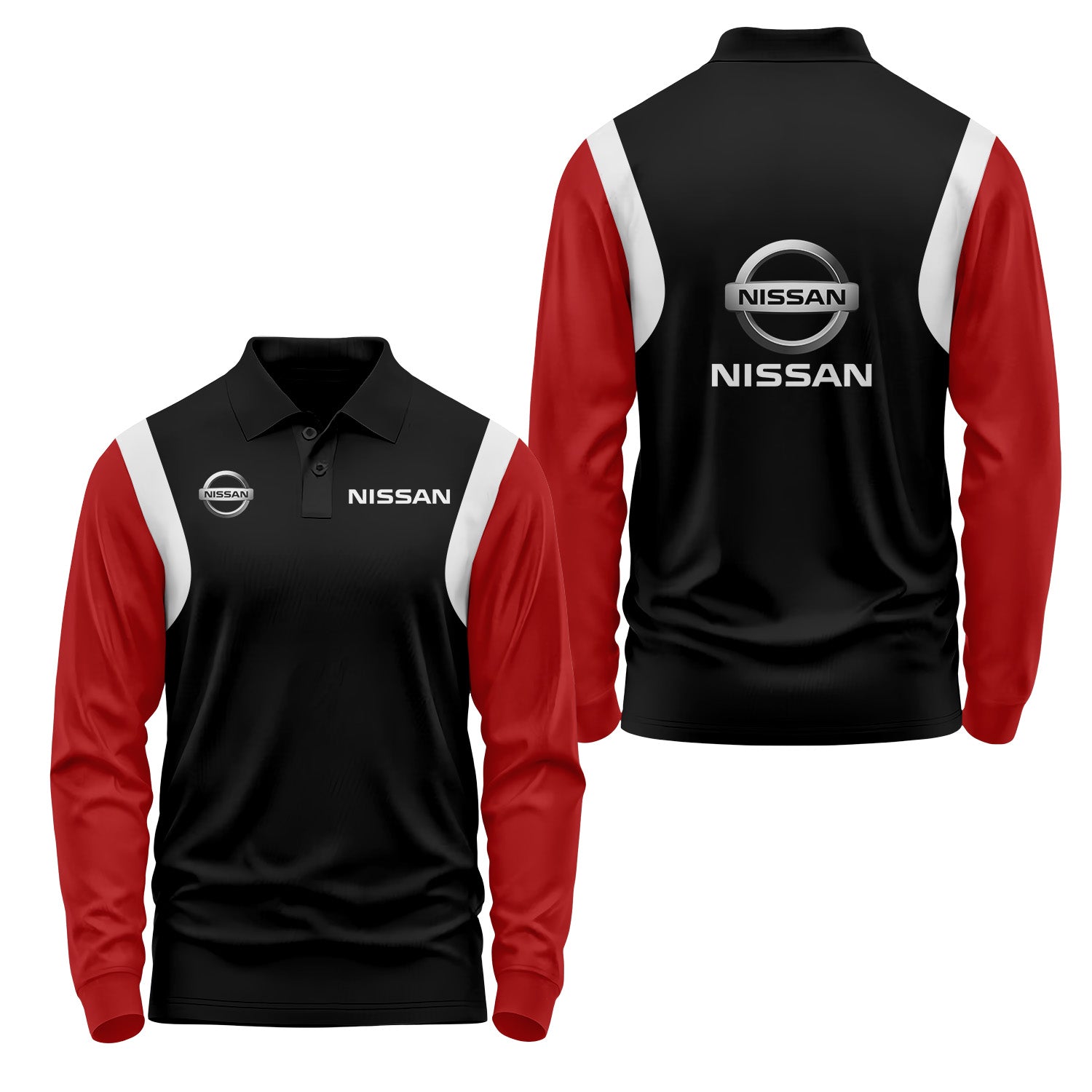 Nissan Long Sleeve Polo USPL1109
