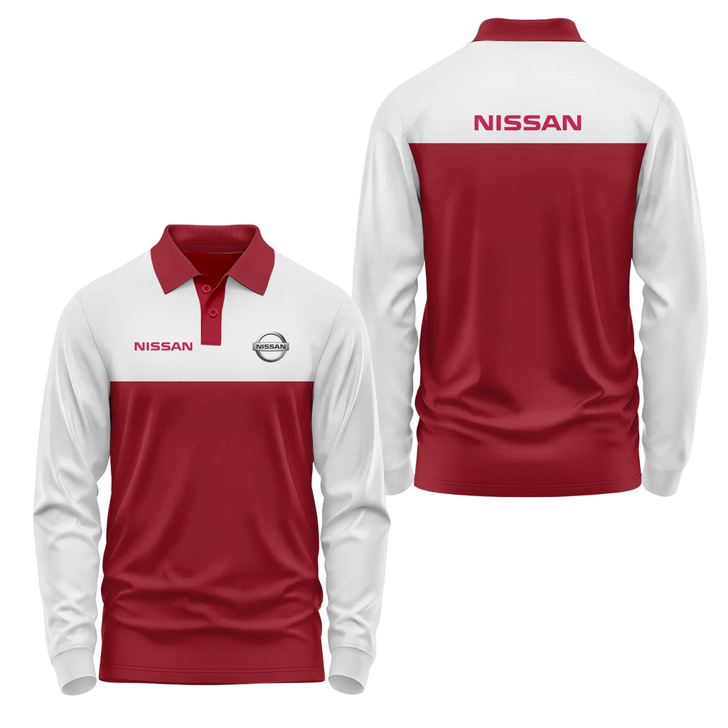 Nissan Long Sleeve Polo USPL1127