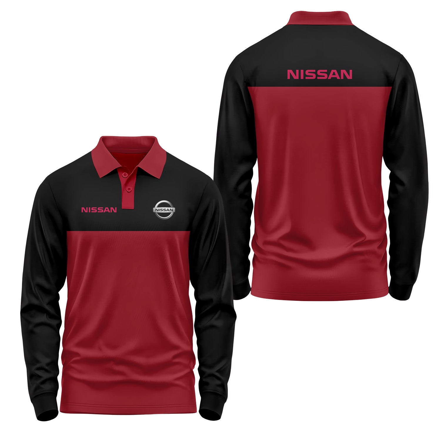 Nissan Long Sleeve Polo USPL1132