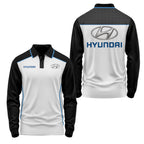 Hyundai Long Sleeve Polo USPL1202